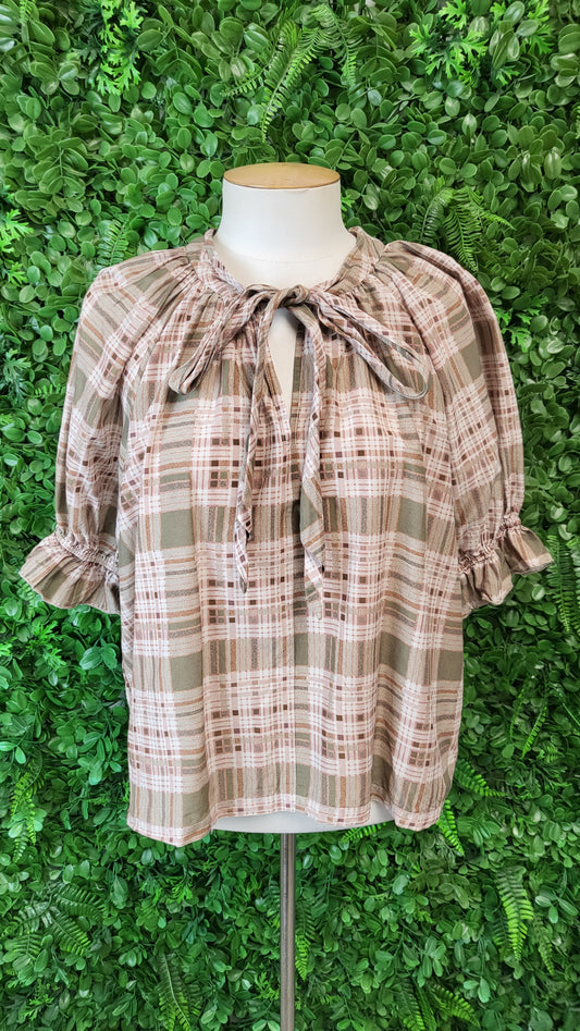 NYNE Check Blouse (8-10)