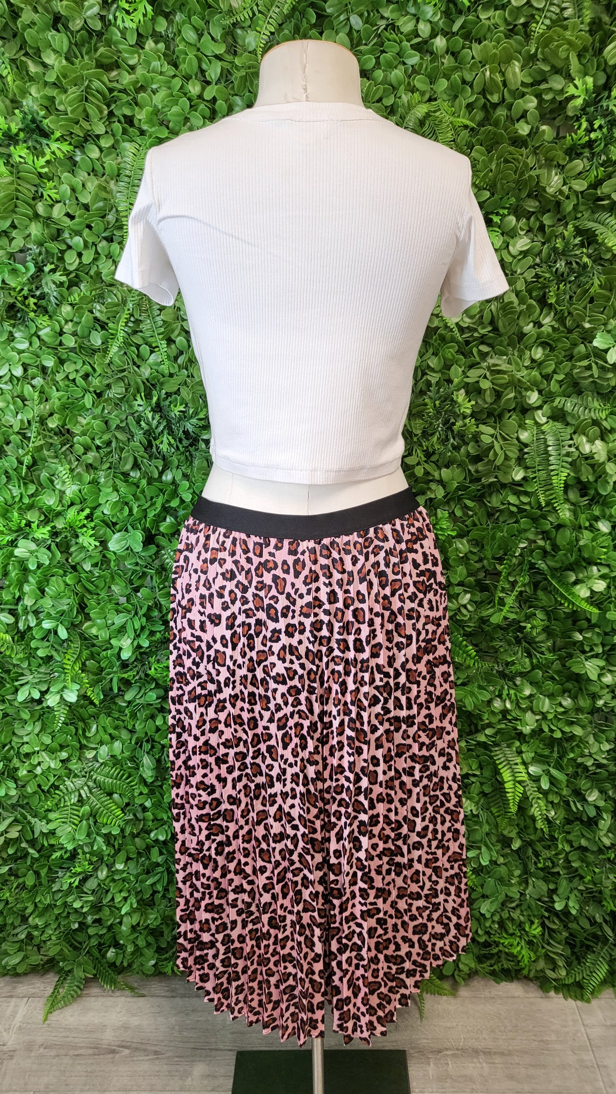 Veronika Maine Animal Pleat Skirt (10)