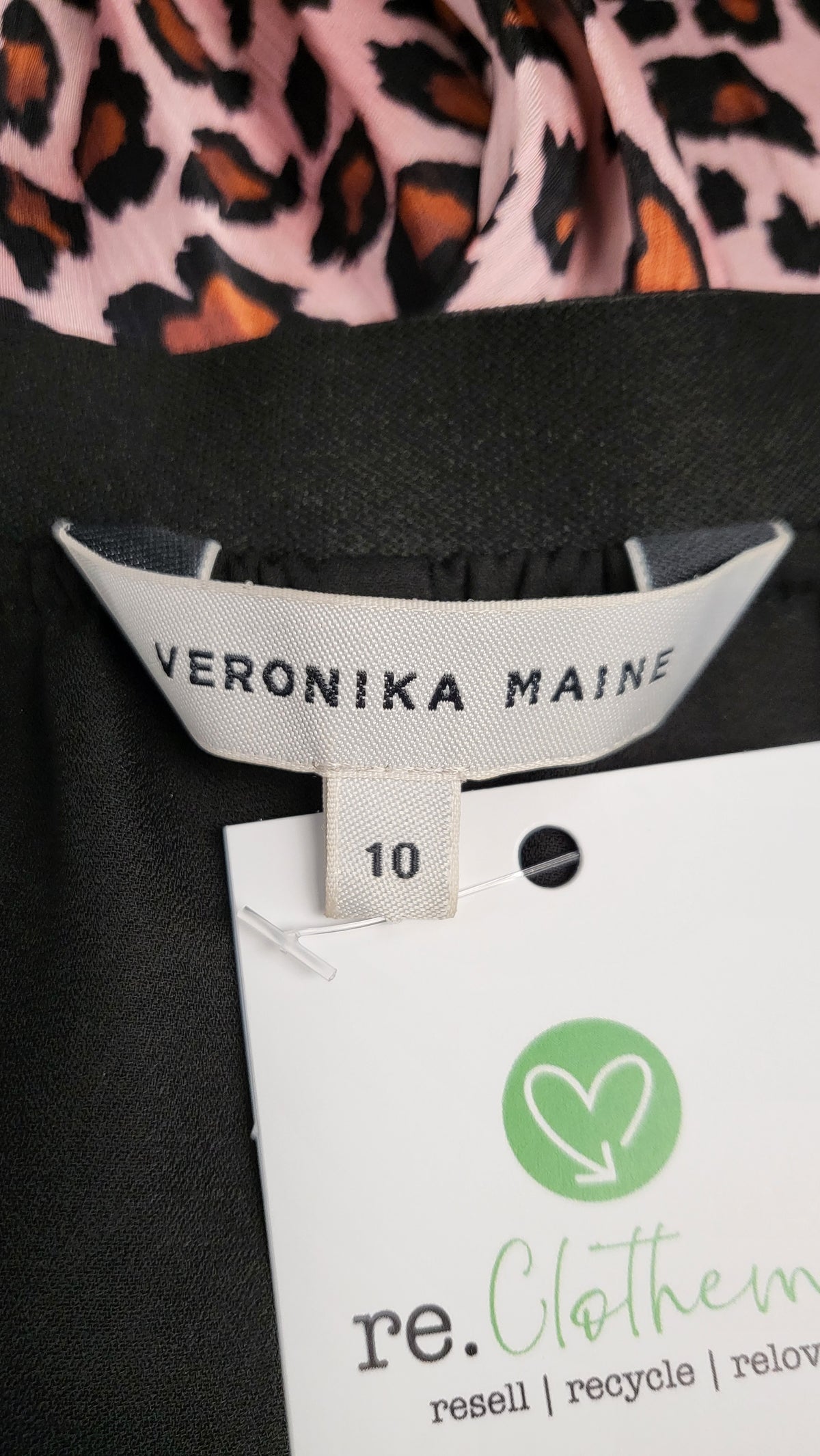 Veronika Maine Animal Pleat Skirt (10)