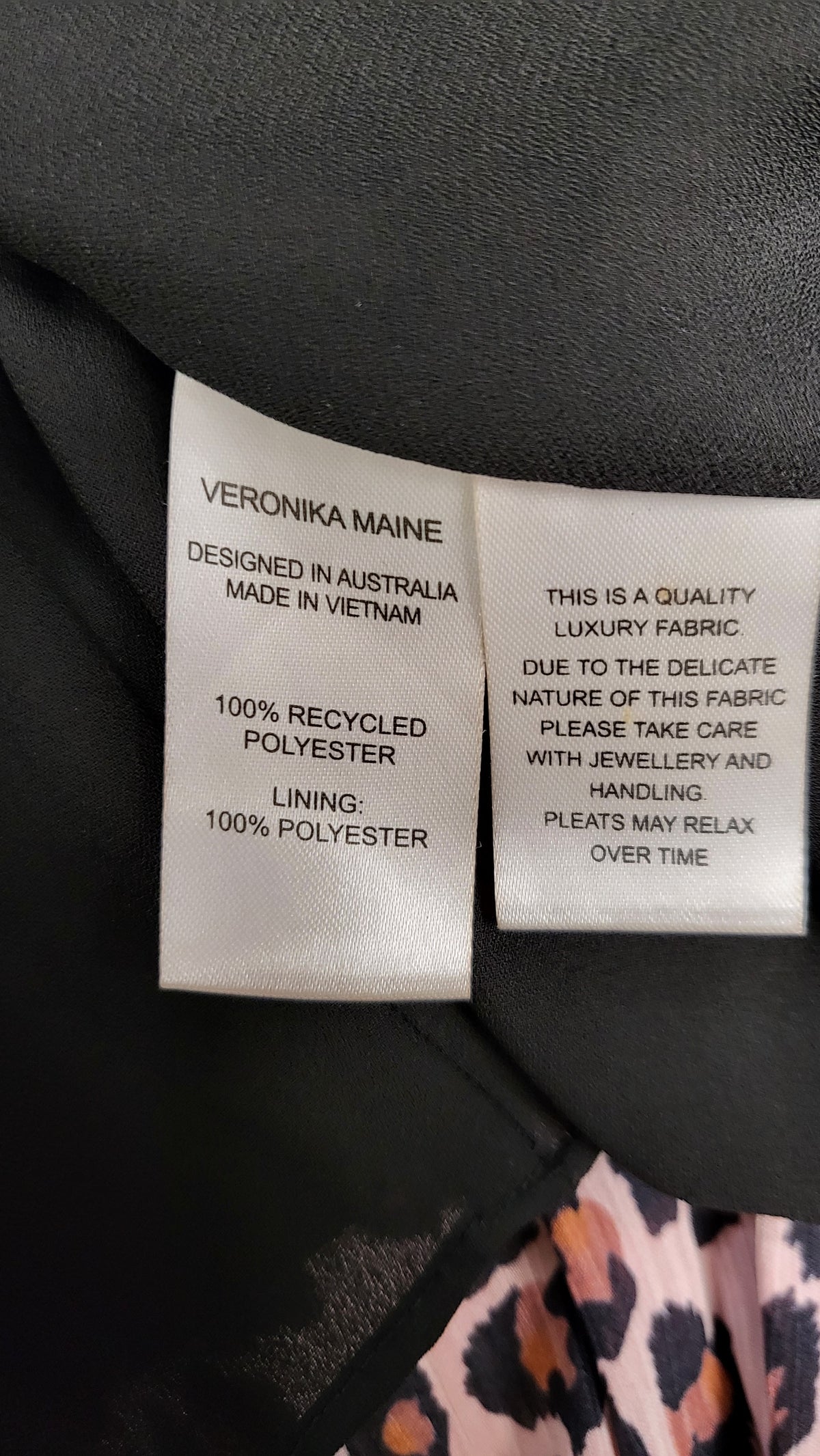 Veronika Maine Animal Pleat Skirt (10)