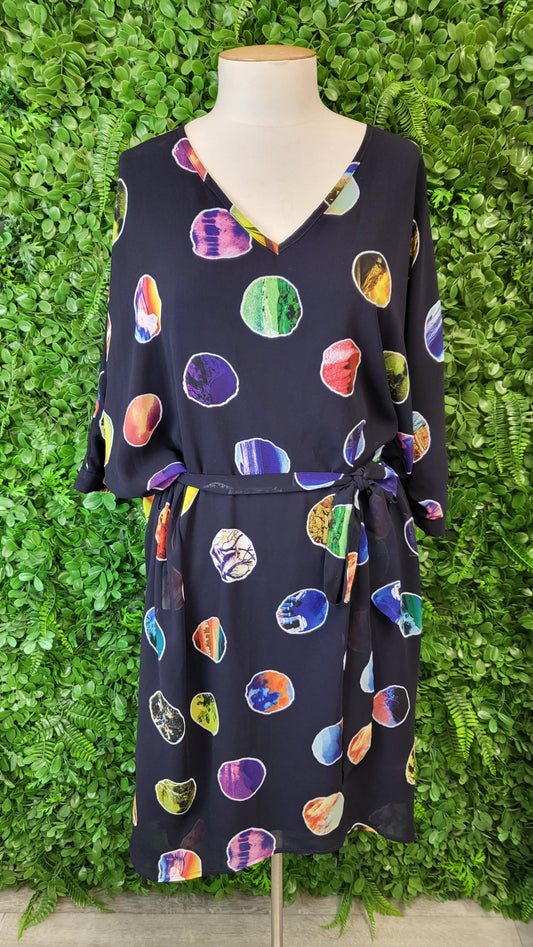 Stella Royal Spot Slip Dress (18-20)