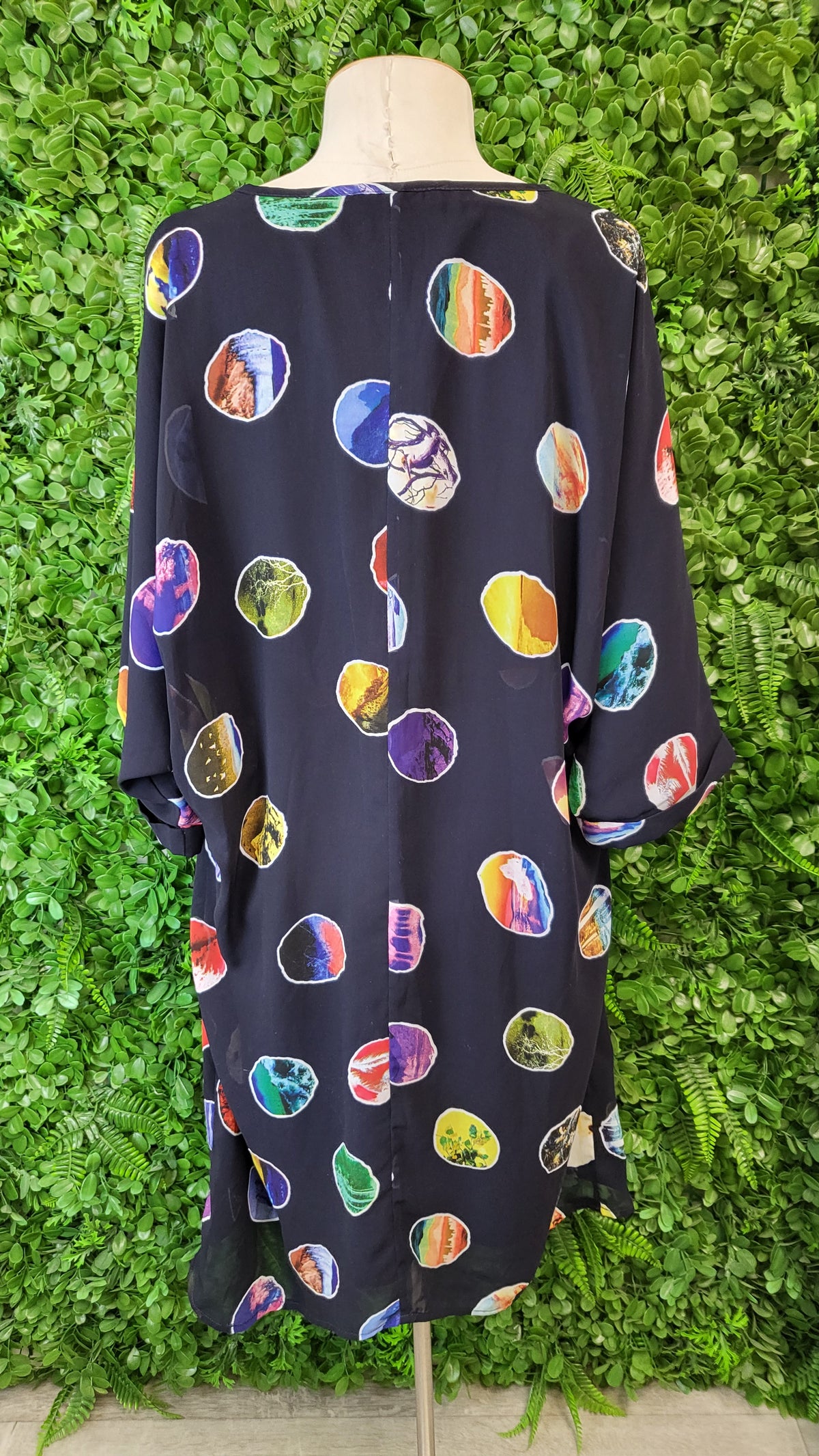 Stella Royal Spot Slip Dress (18-20)