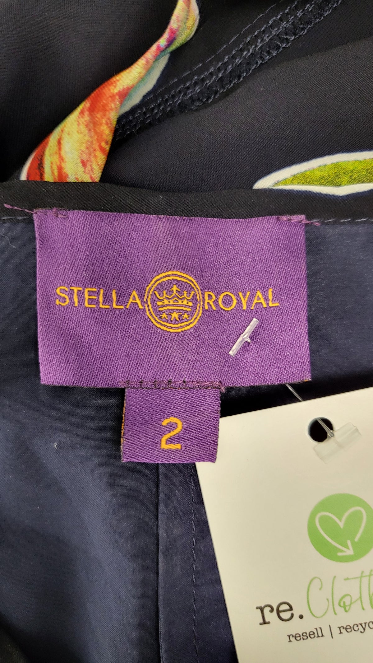 Stella Royal Spot Slip Dress (18-20)