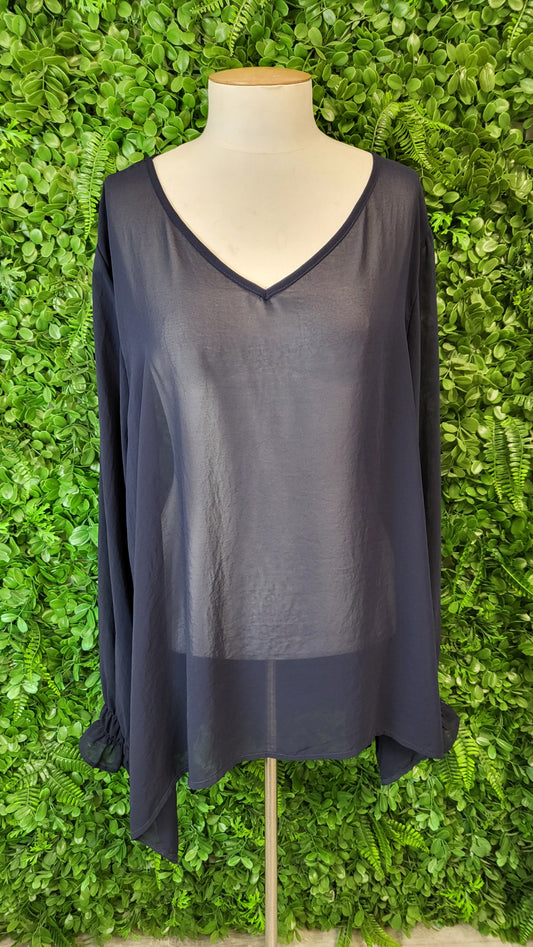 Mint Navy Sheer Overlay (18)