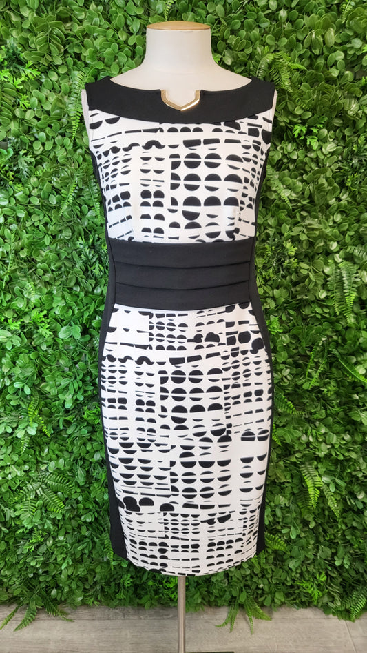 Joseph Ribkoff Multi Shift Dress (8)
