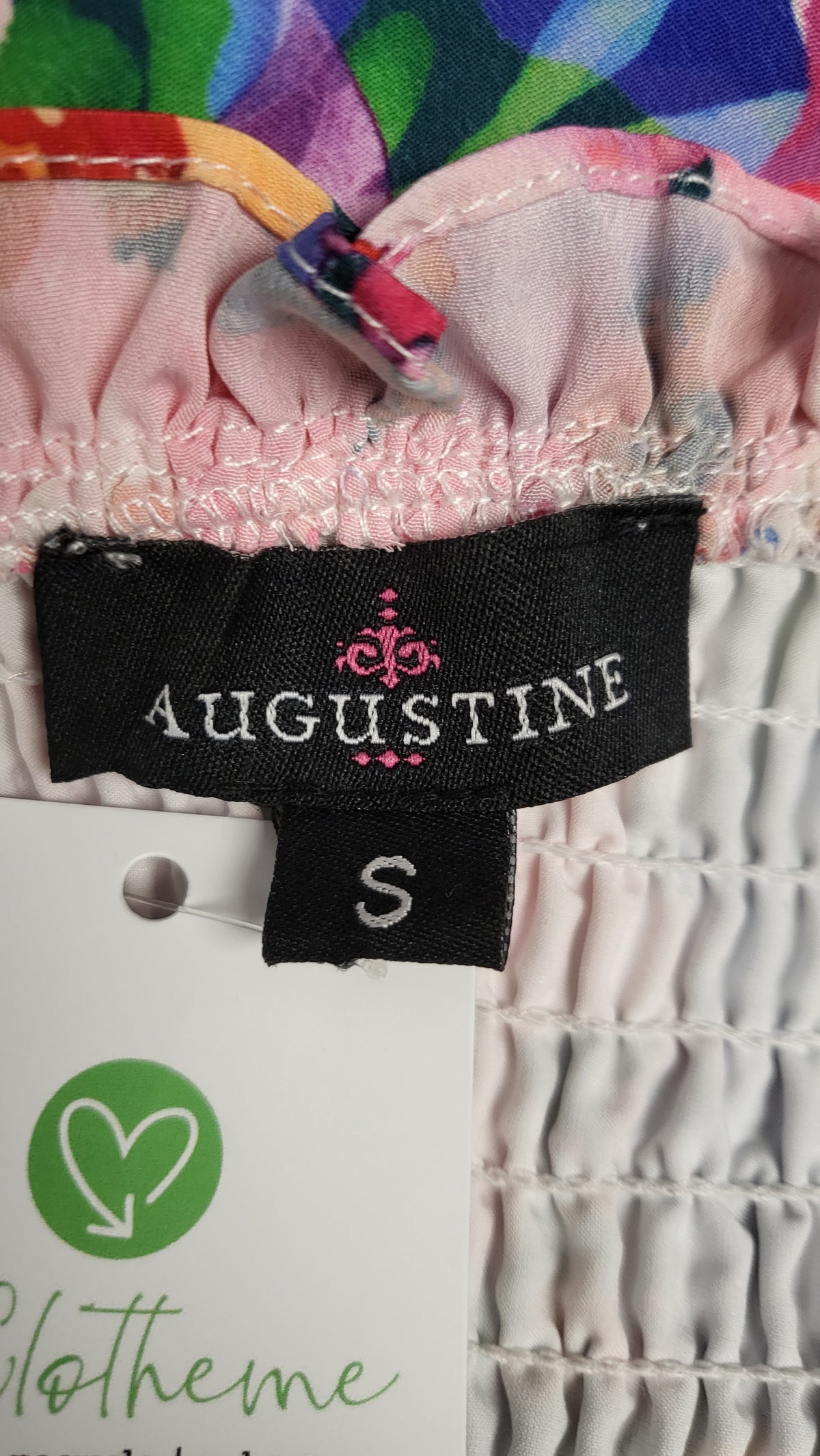 Augustine Floral Shirred Maxi Dress (10)