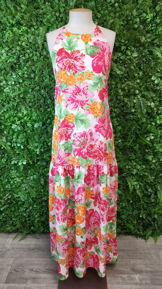 Charlo Floral Mid Wrap Dress (12)