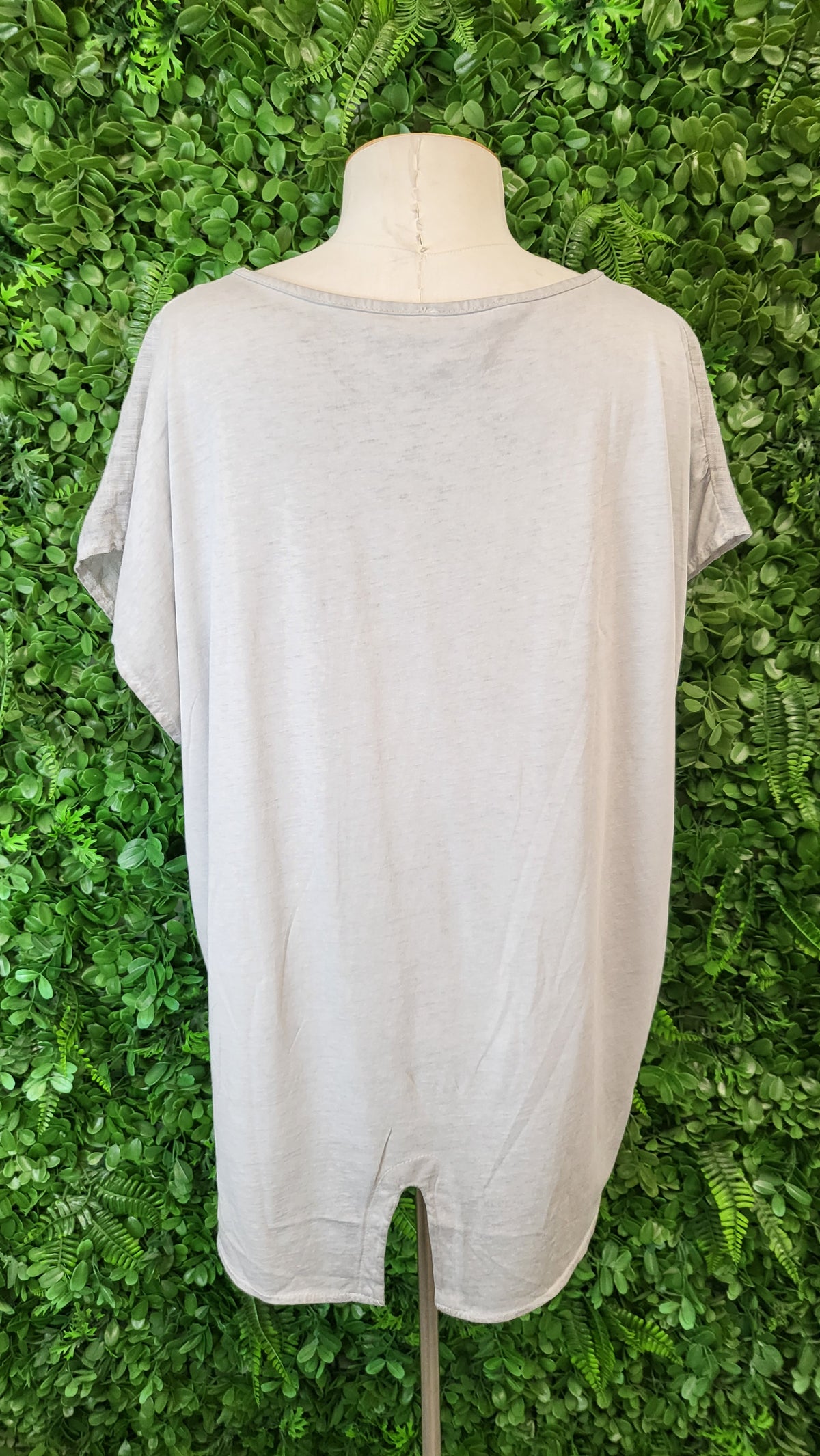 Amici Grey Linen Foil Top (14)