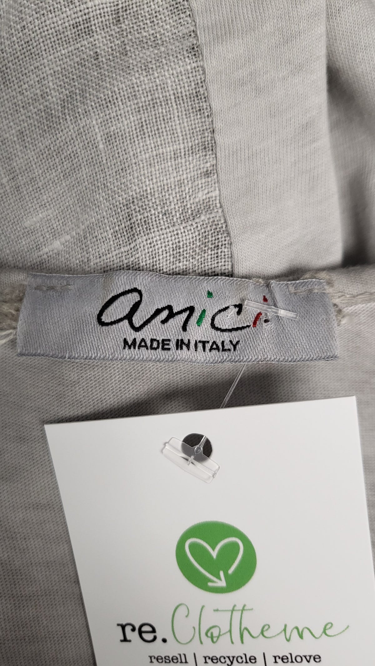 Amici Grey Linen Foil Top (14)
