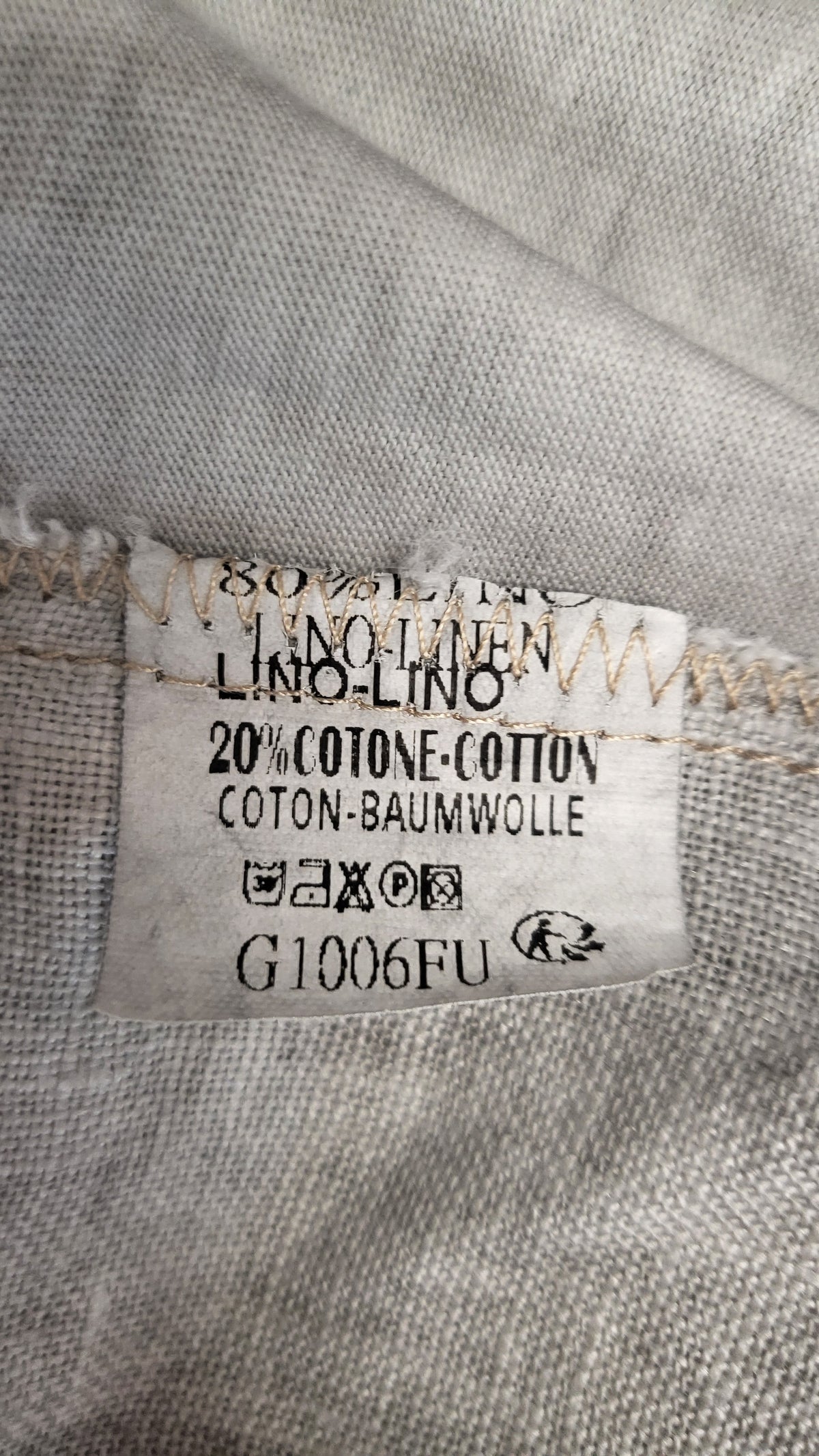 Amici Grey Linen Foil Top (14)