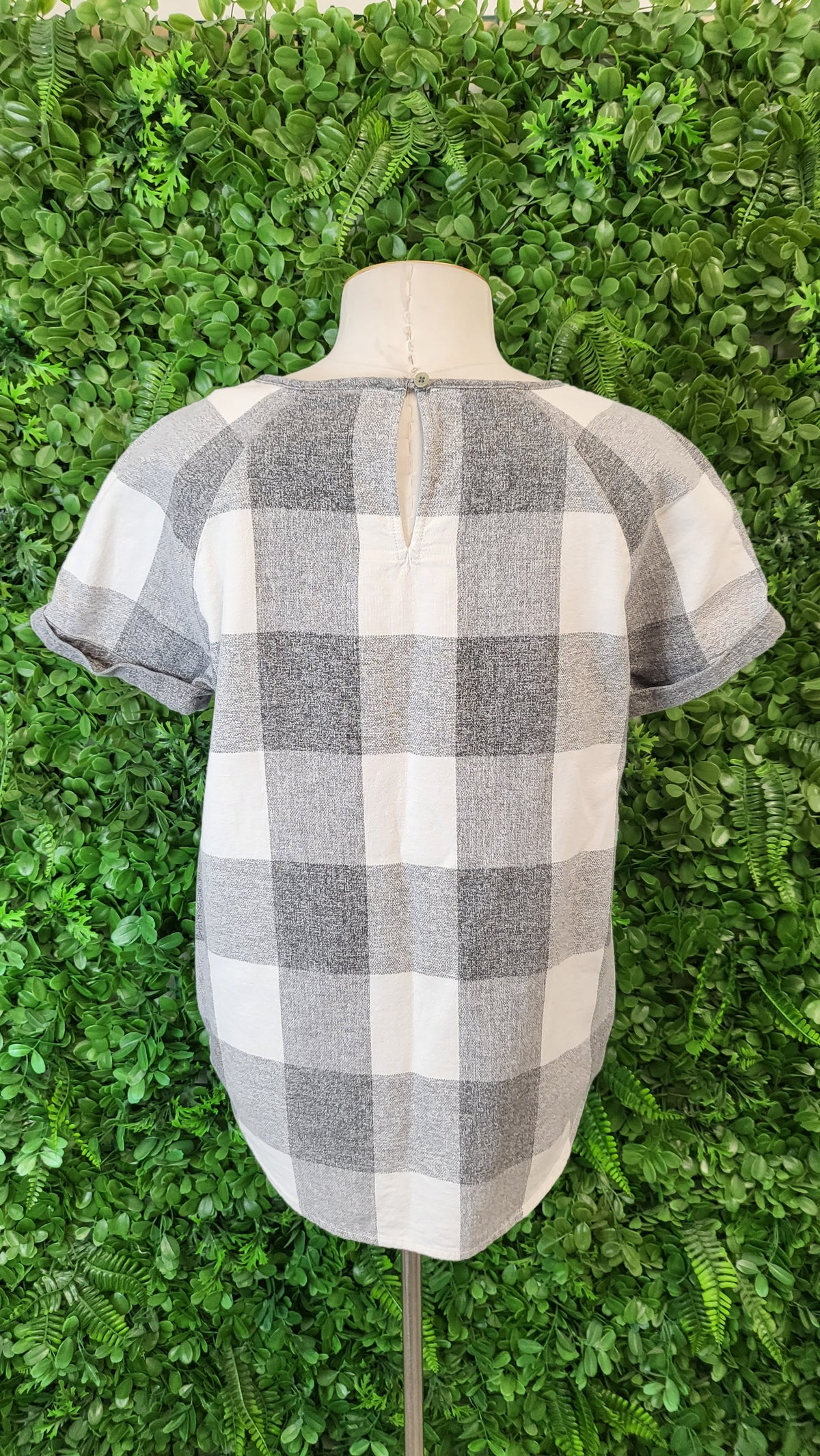 Trenery Check Linen Blend Top (8)
