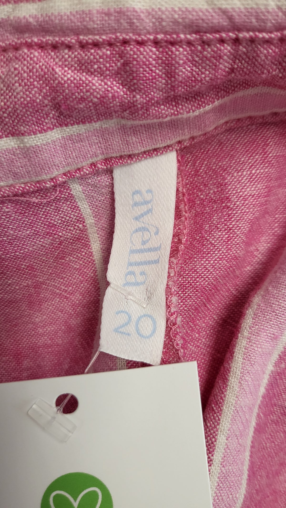 Avella Pink Stripe Shirt Dress (20)
