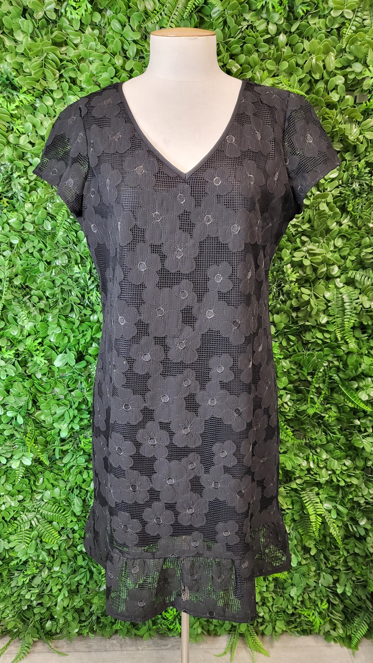 Kilt Black Daisy Dress (12-14)