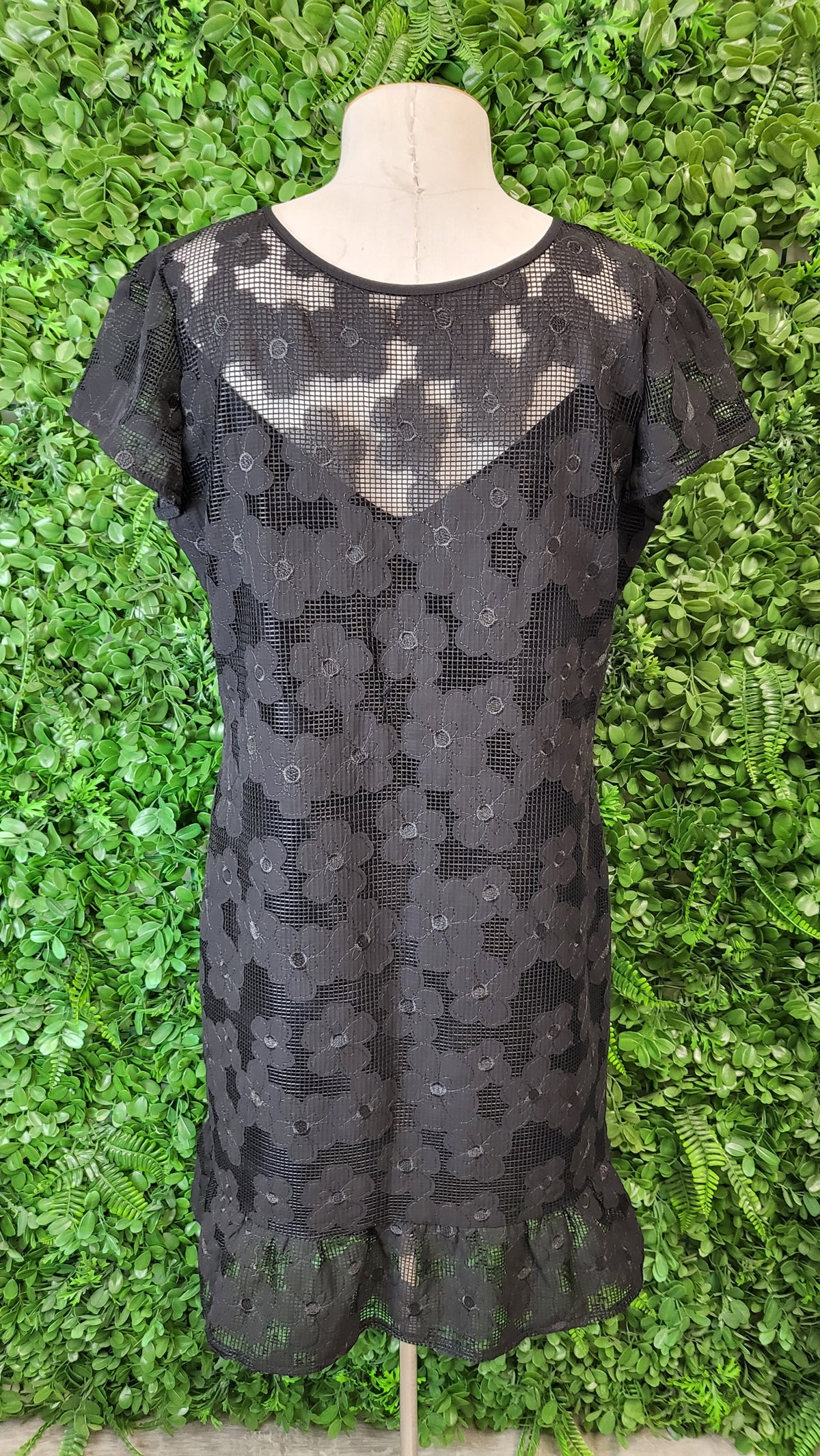 Kilt Black Daisy Dress (12-14)