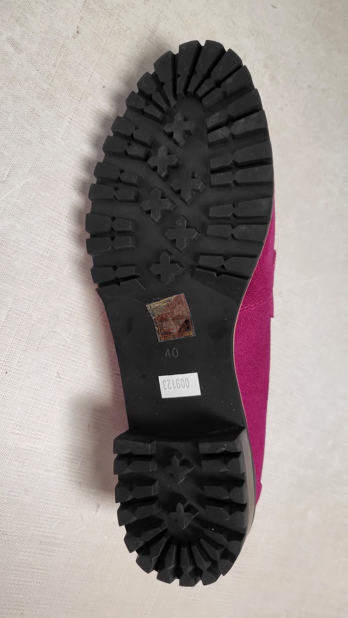 Andrea Biani Fushia Suede Loafers (40)