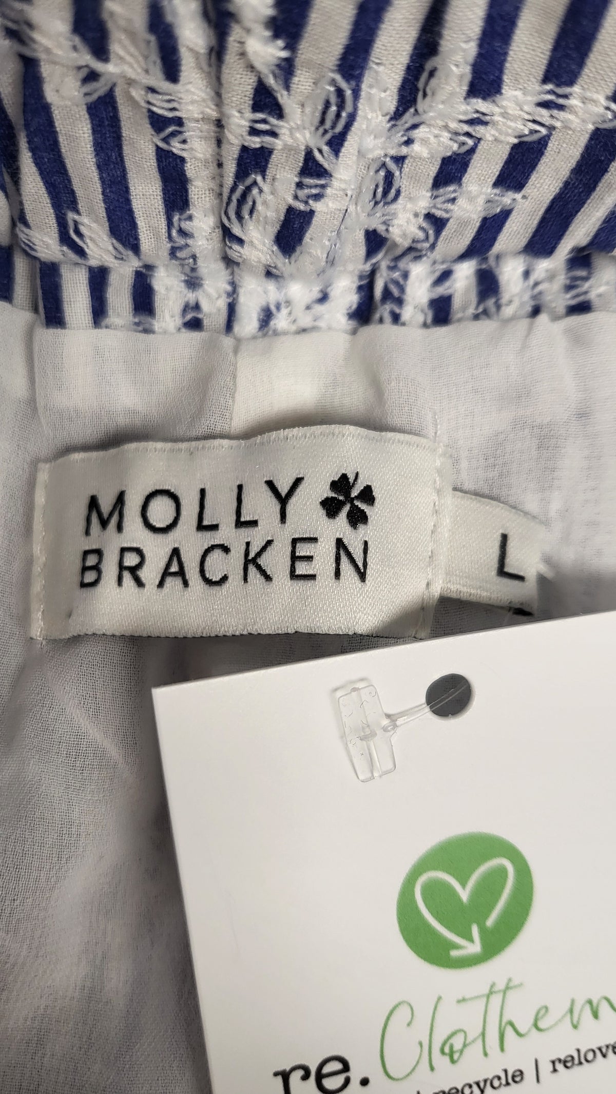 Molly Bracken Stripe Embroidered Short (12)