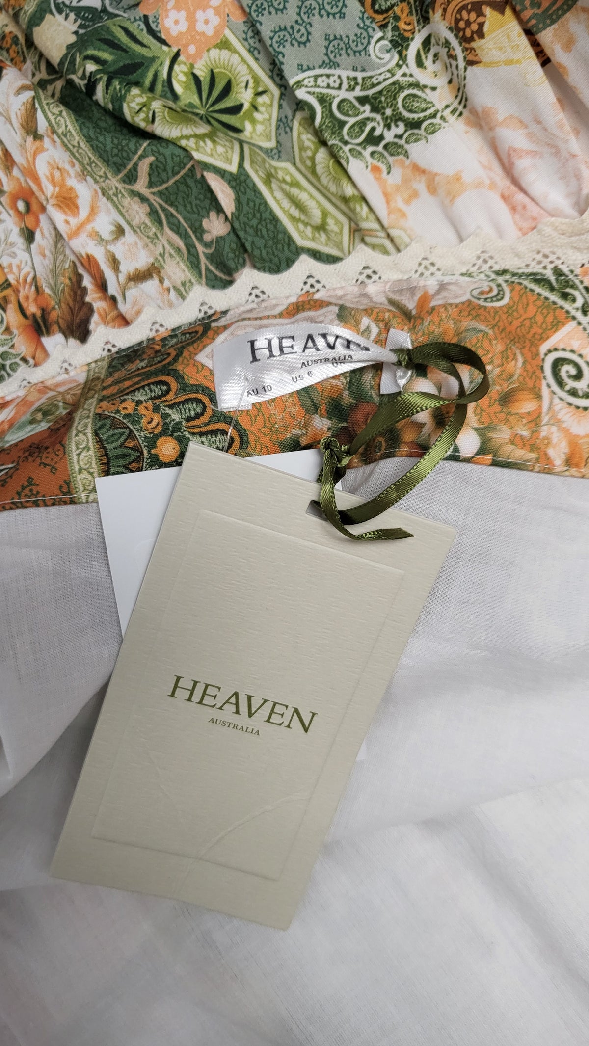 Heaven Vintage Print Aida Maxi Skirt BNWT (12)