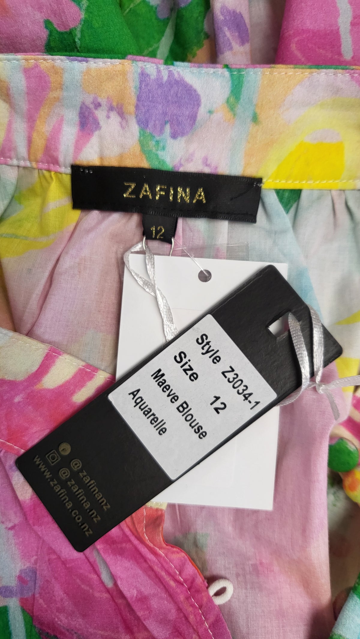 Zafina Aquarella Maeve Blouse BNWT (12)