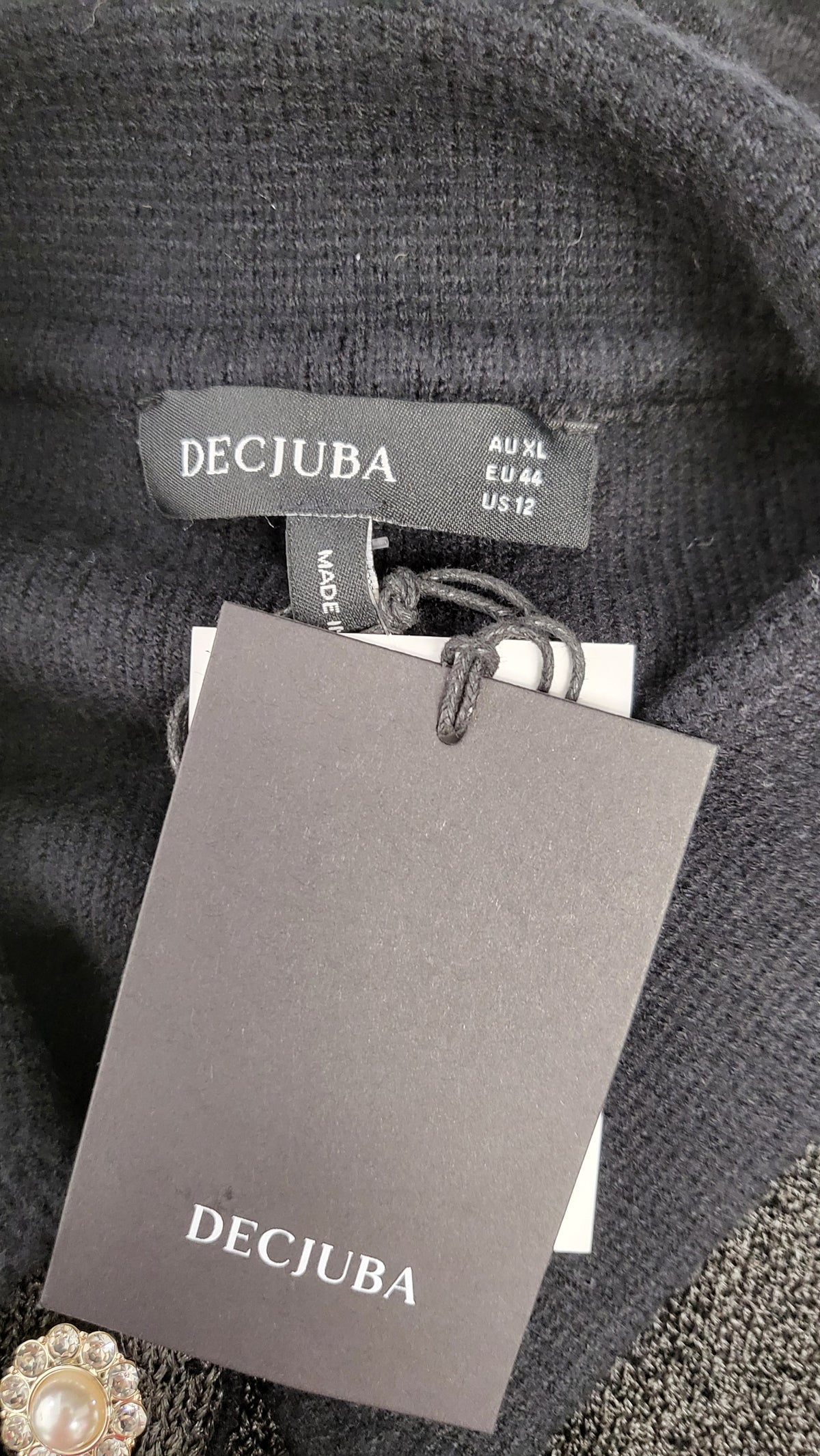 Decjuba Black Jane Vest BNWT (14-16)
