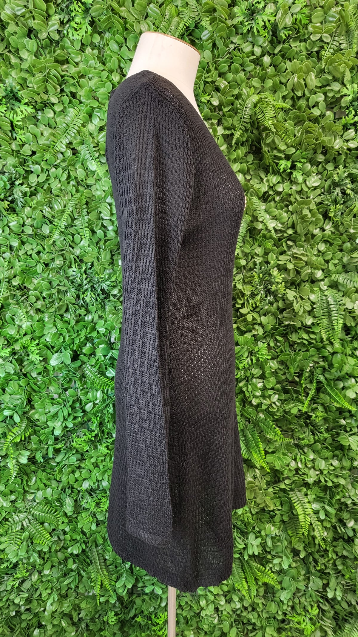 By Frankie Black Shell Knit Dress BNWT (12)