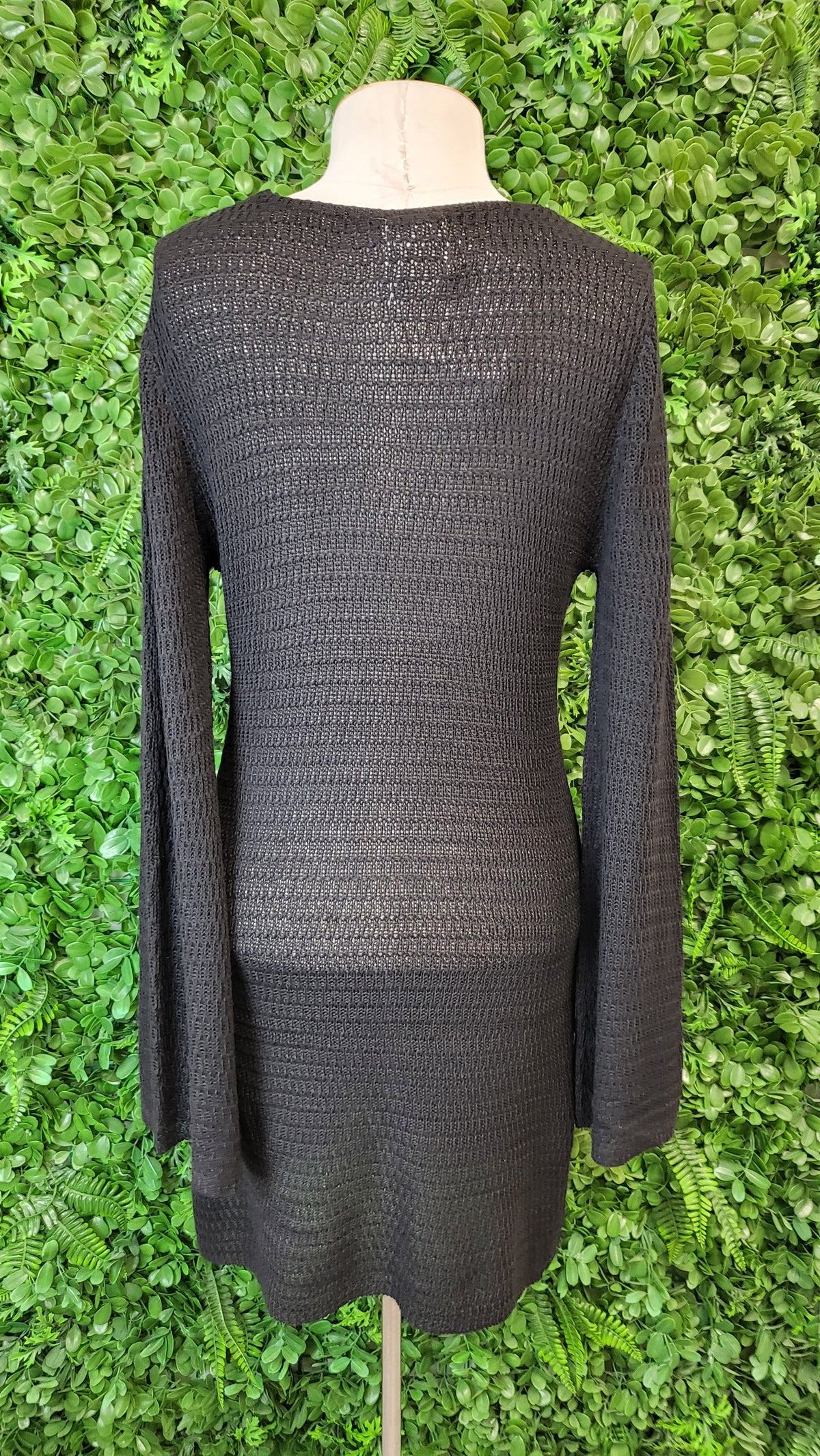 By Frankie Black Shell Knit Dress BNWT (12)