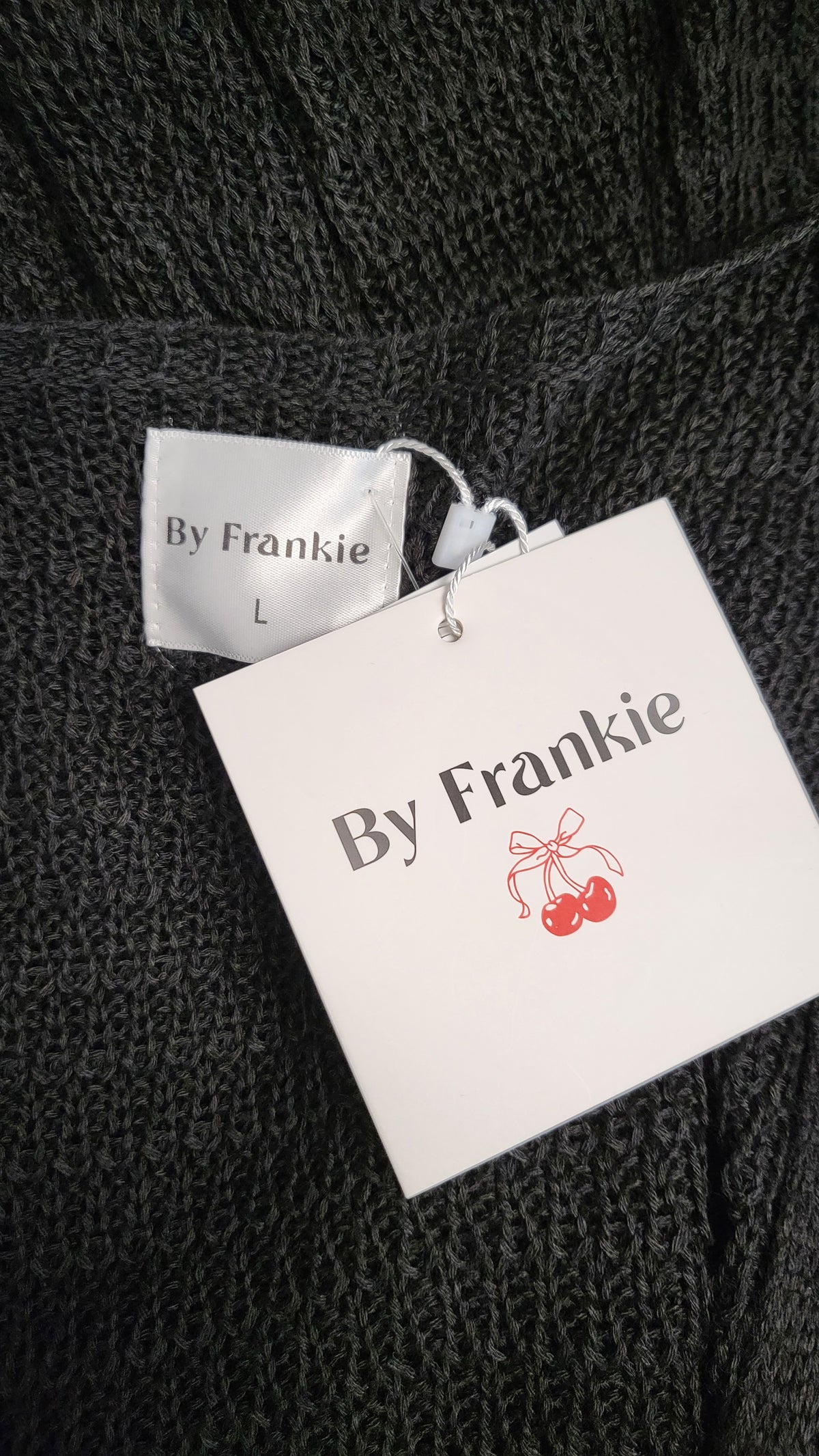 By Frankie Black Shell Knit Dress BNWT (12)