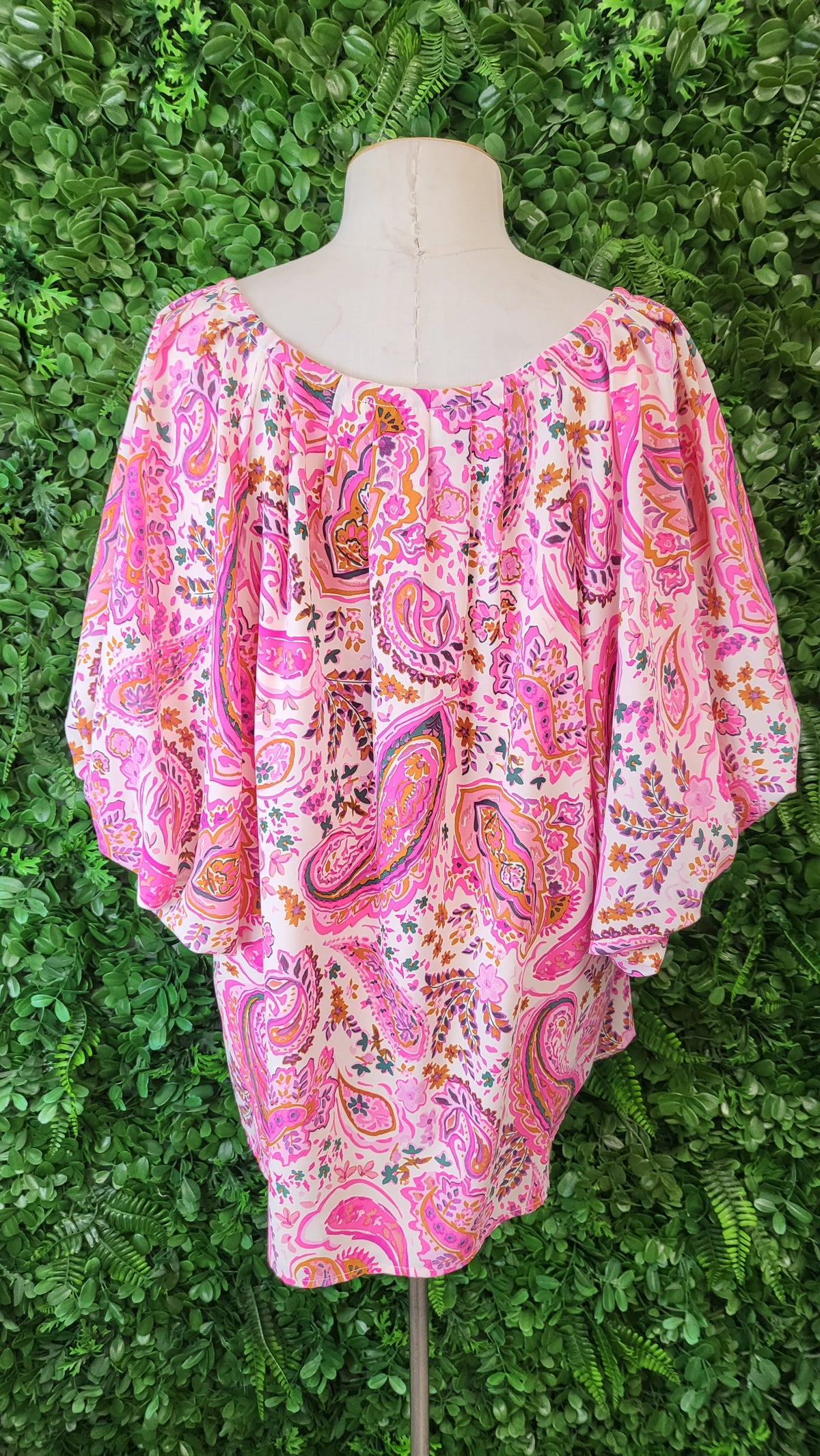 Augustine Paisley Billow Sleeve Top (16)