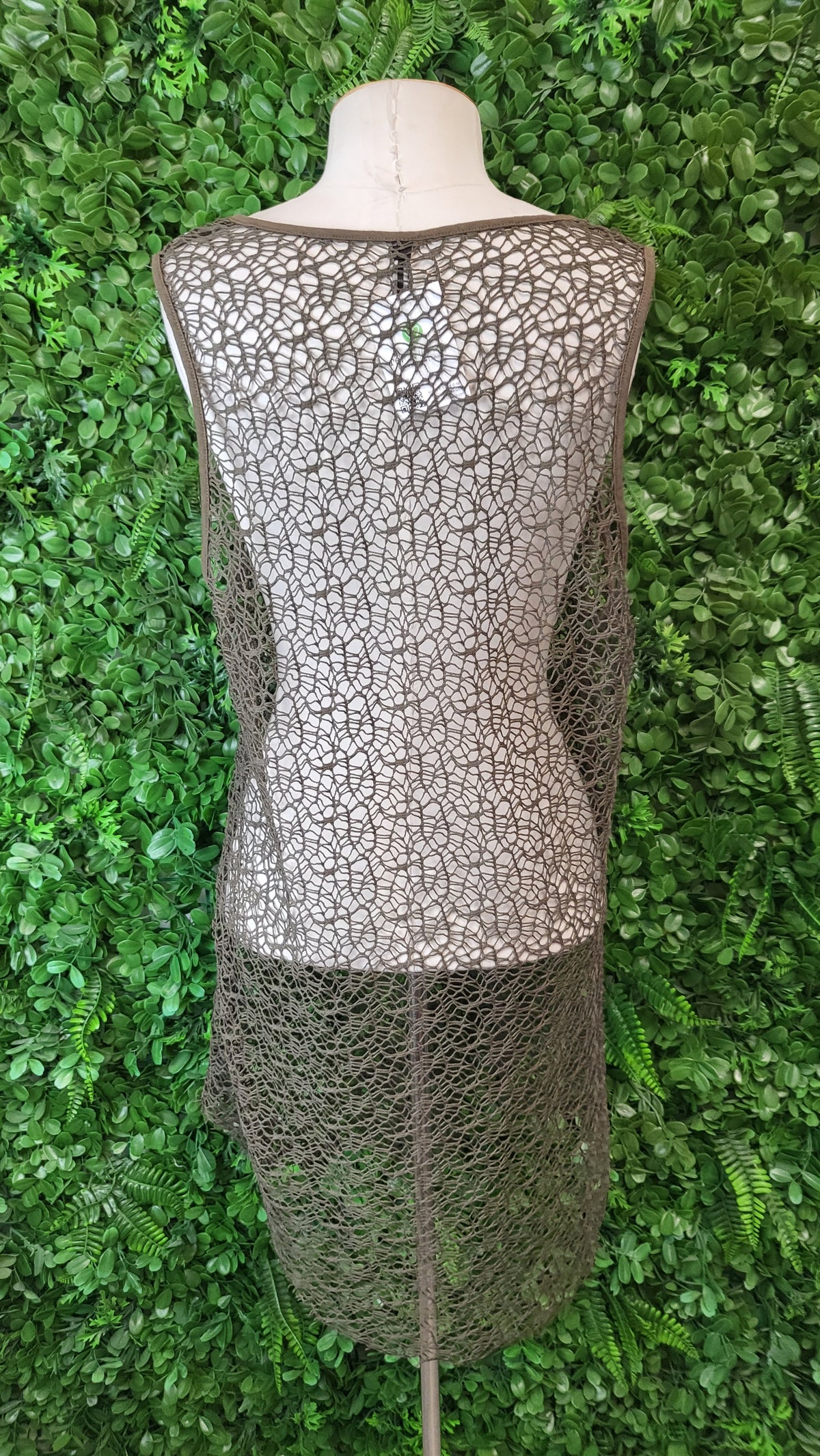 Taylor Khaki Net Tank (14)