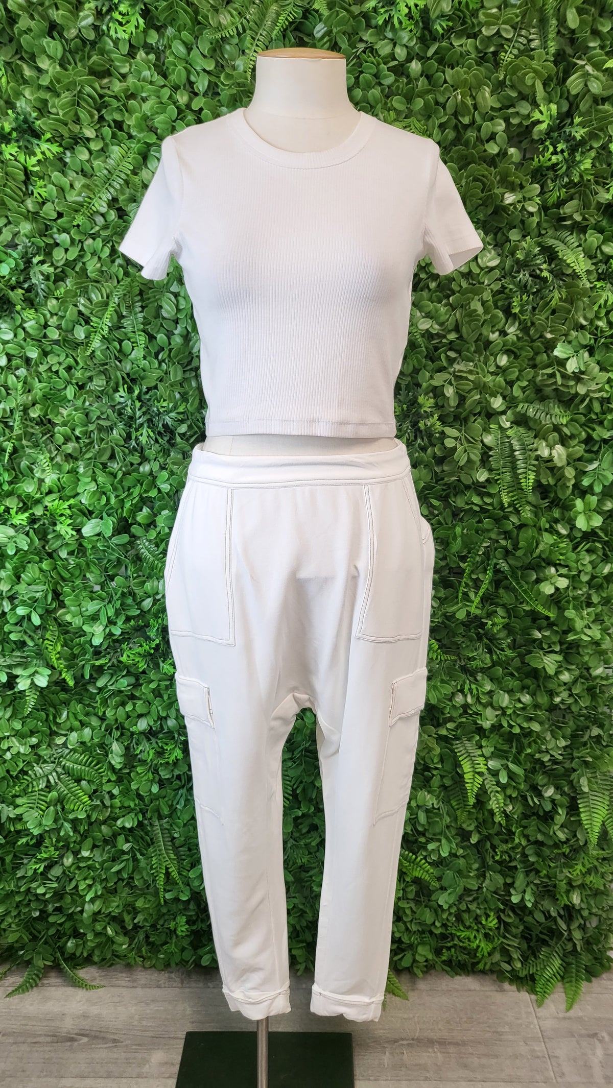 Lounge  by Repertoire Cream Drop Crutch Pant (8)