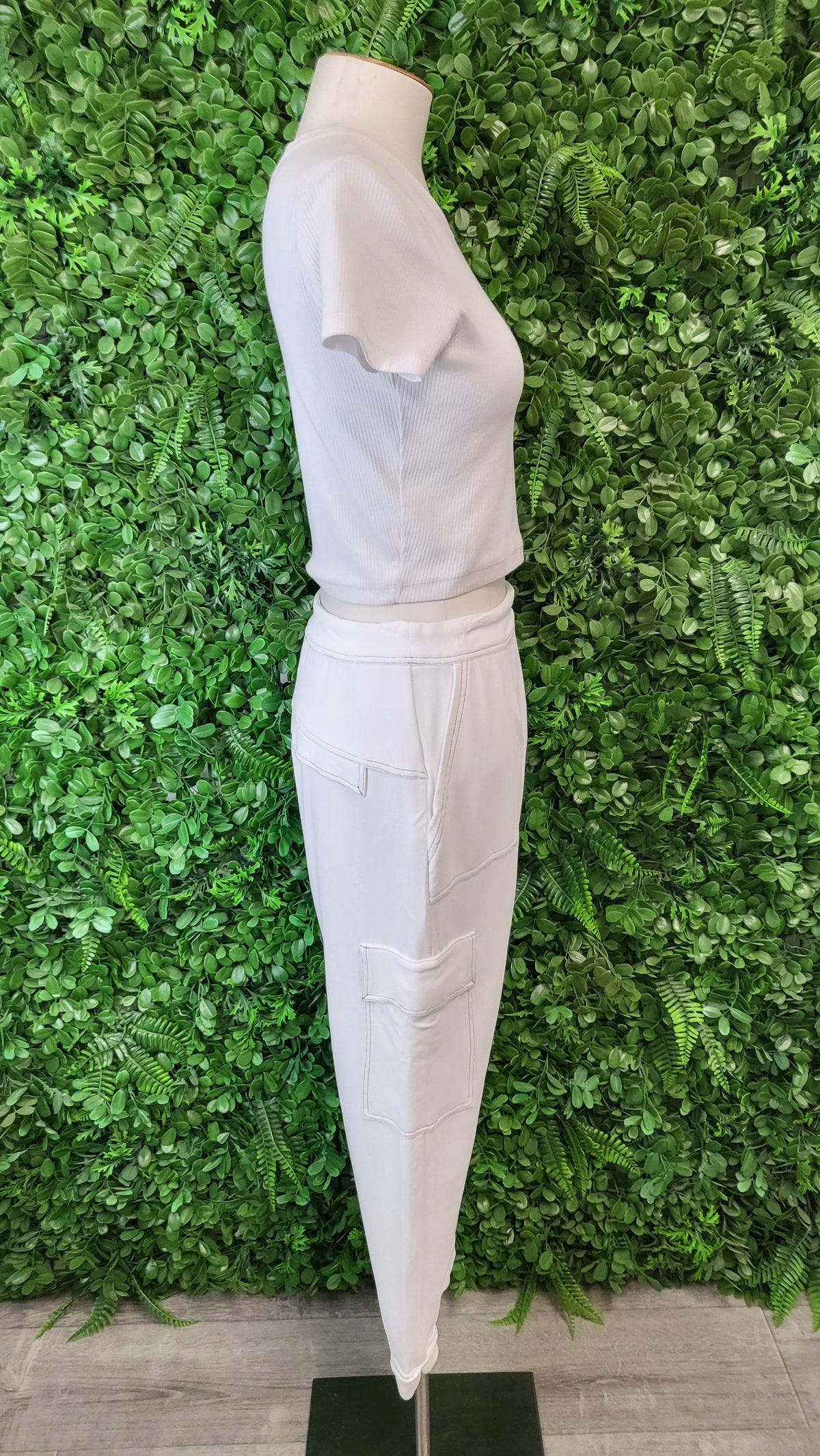 Lounge  by Repertoire Cream Drop Crutch Pant (8)