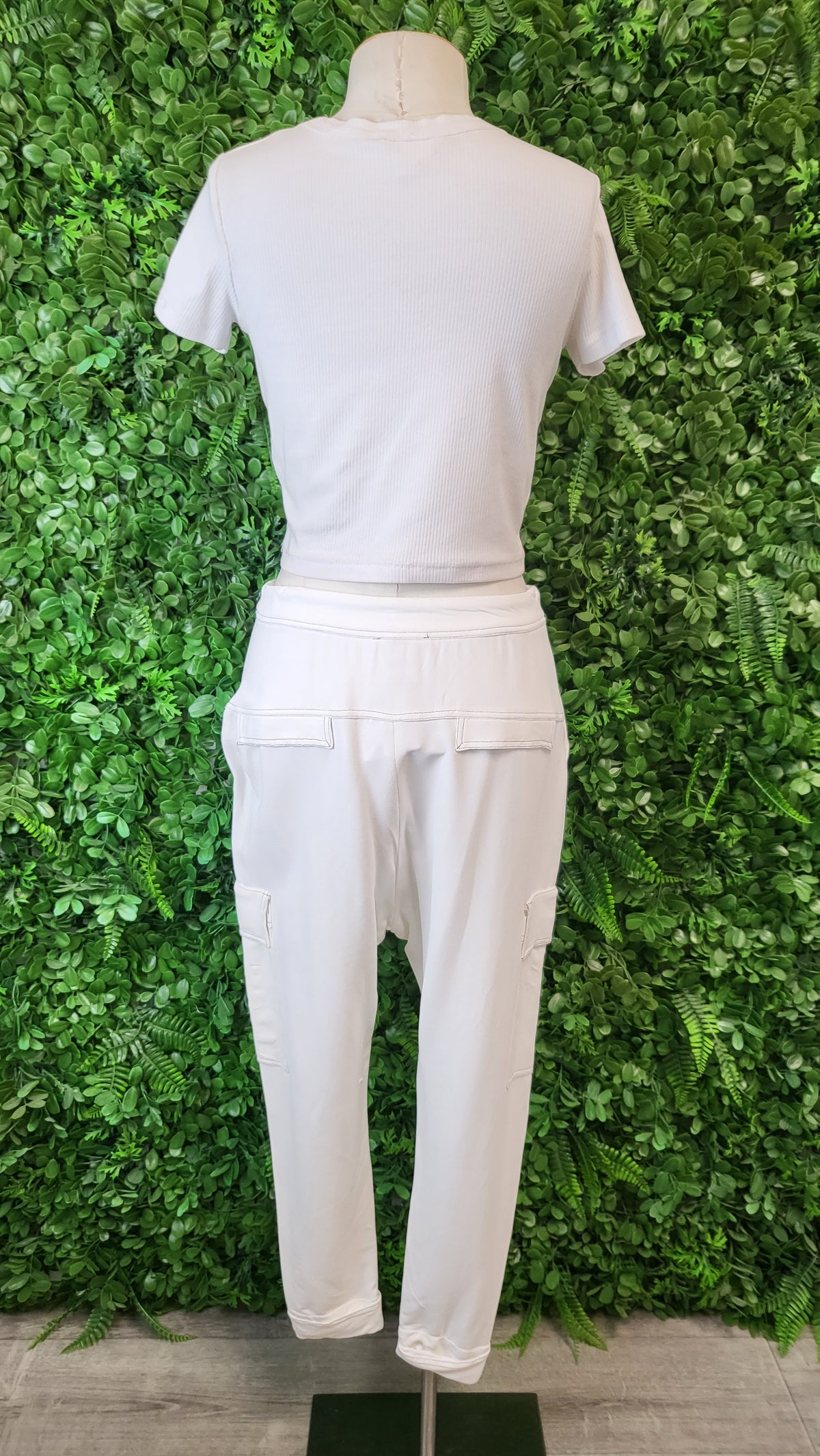 Lounge  by Repertoire Cream Drop Crutch Pant (8)