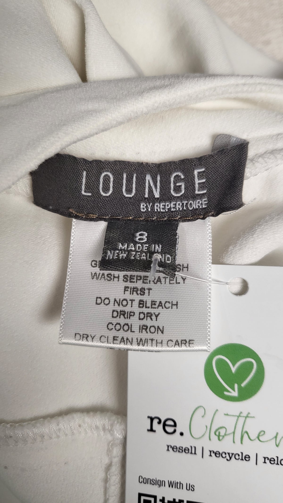 Lounge  by Repertoire Cream Drop Crutch Pant (8)