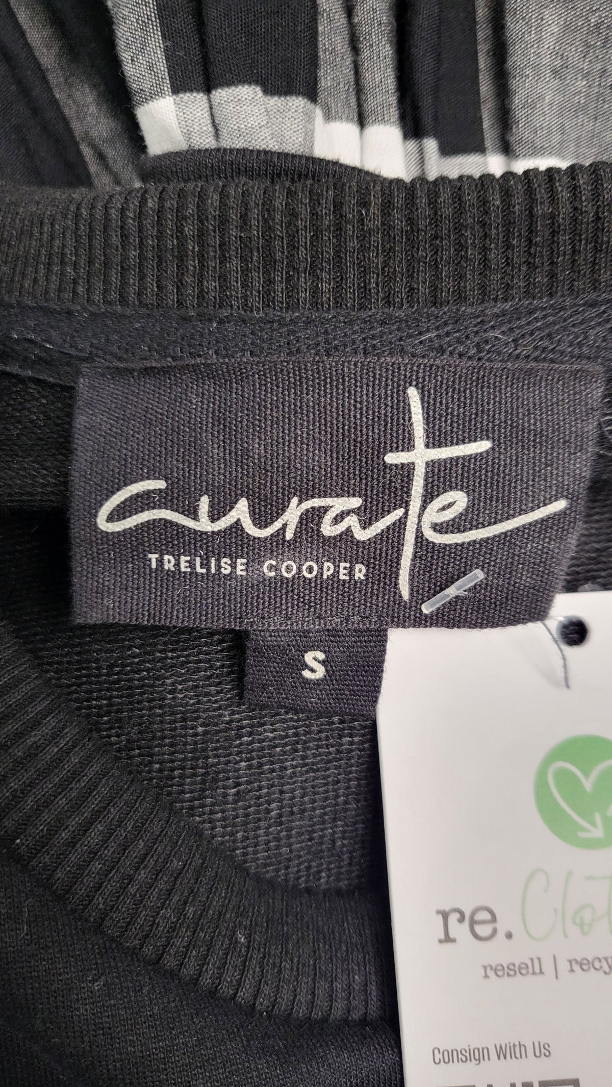Curate Black/Check Easy Breezy Dress (10-12)