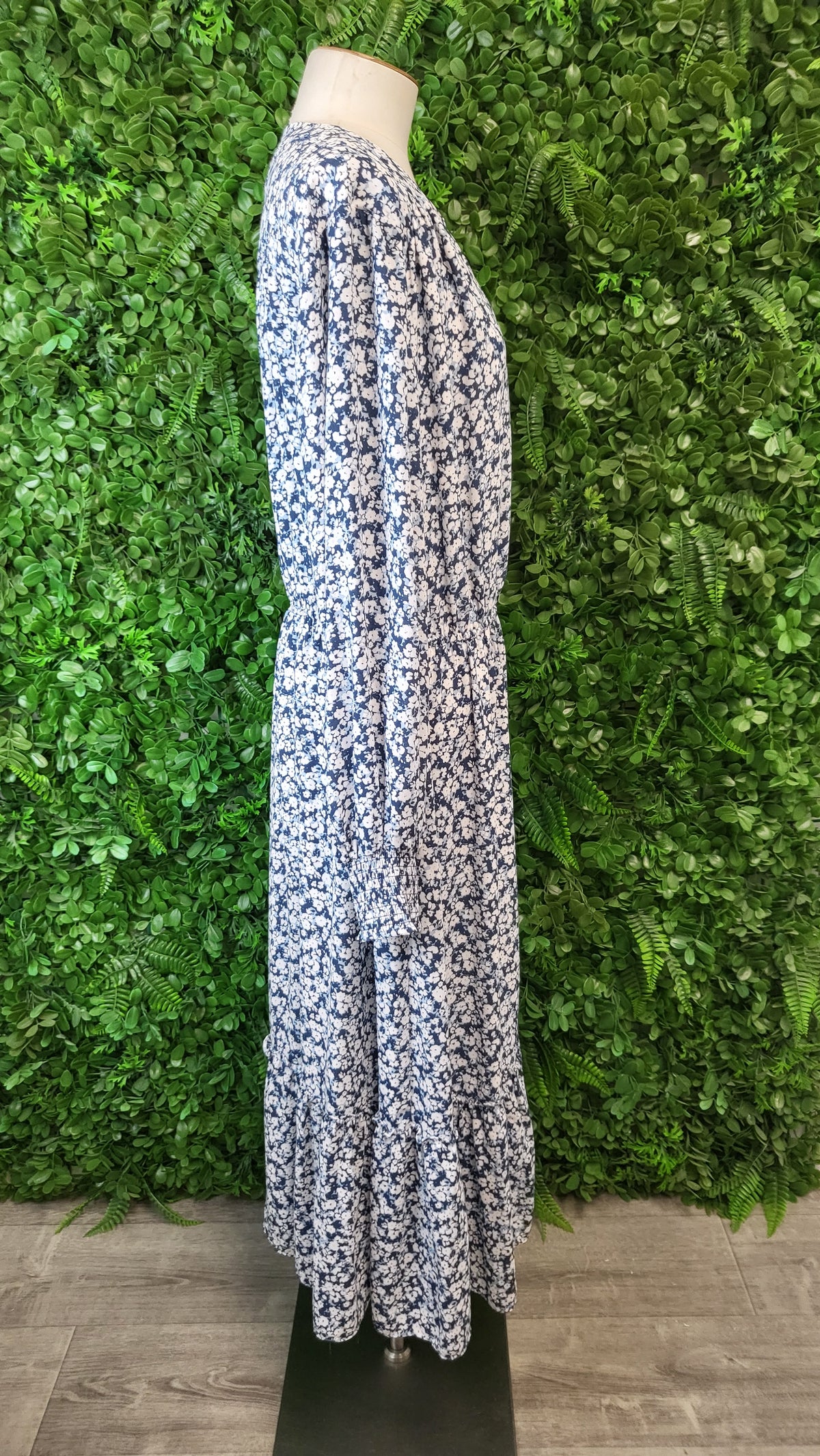 Basque Floral Maxi Dress (18)
