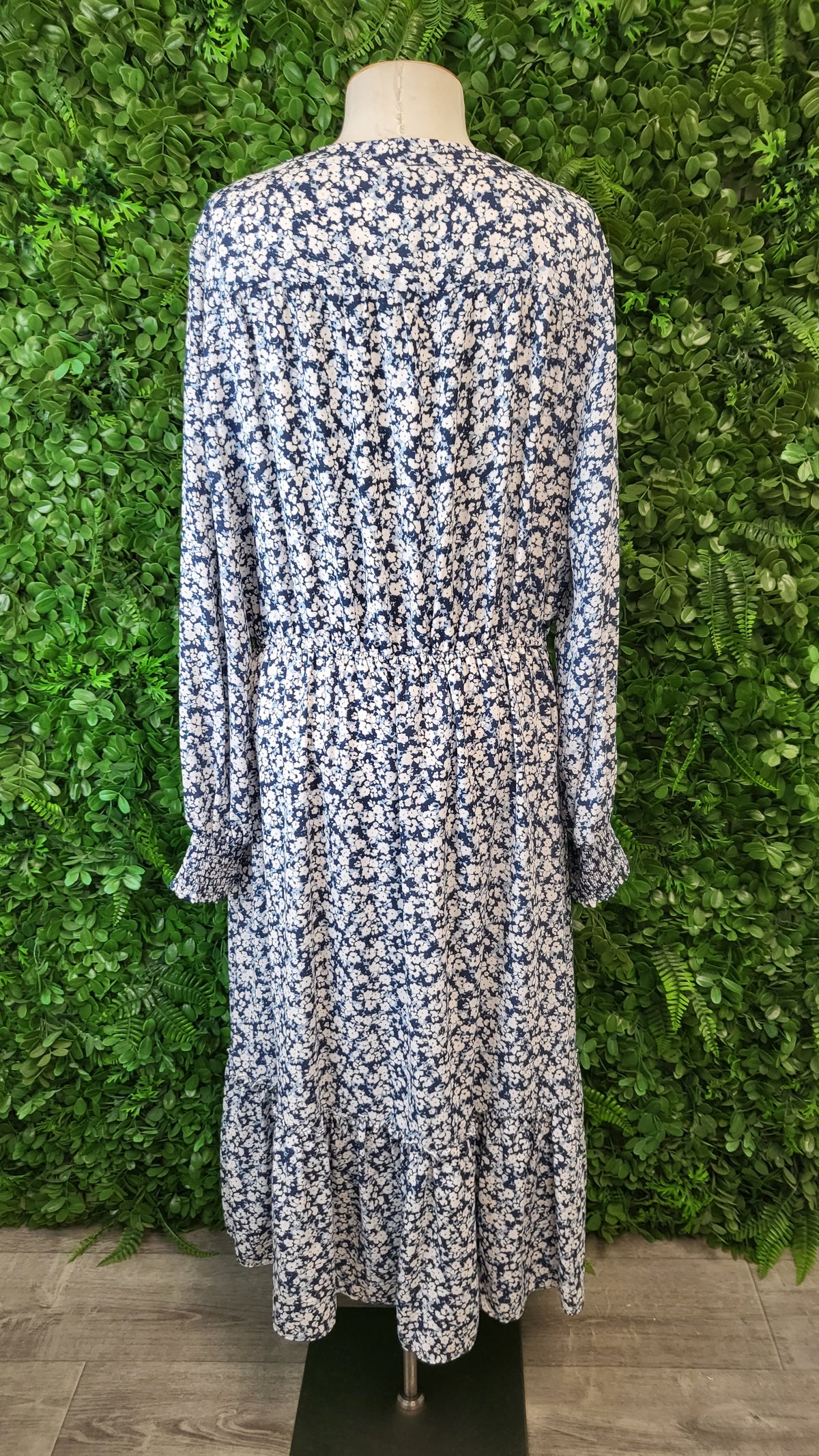 Basque Floral Maxi Dress (18)
