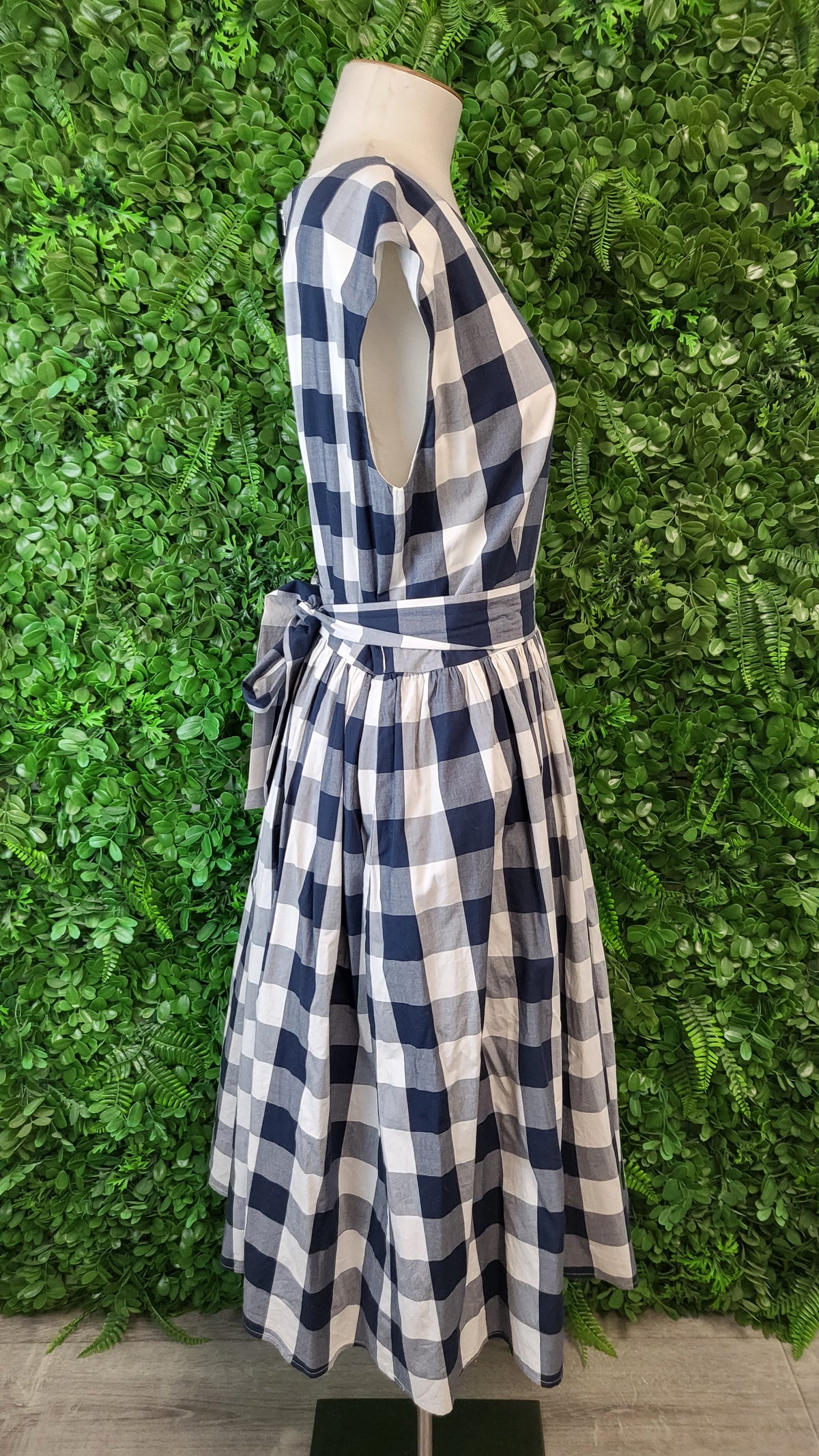 Laura Ashley Check Fit & Flare Dress (14)