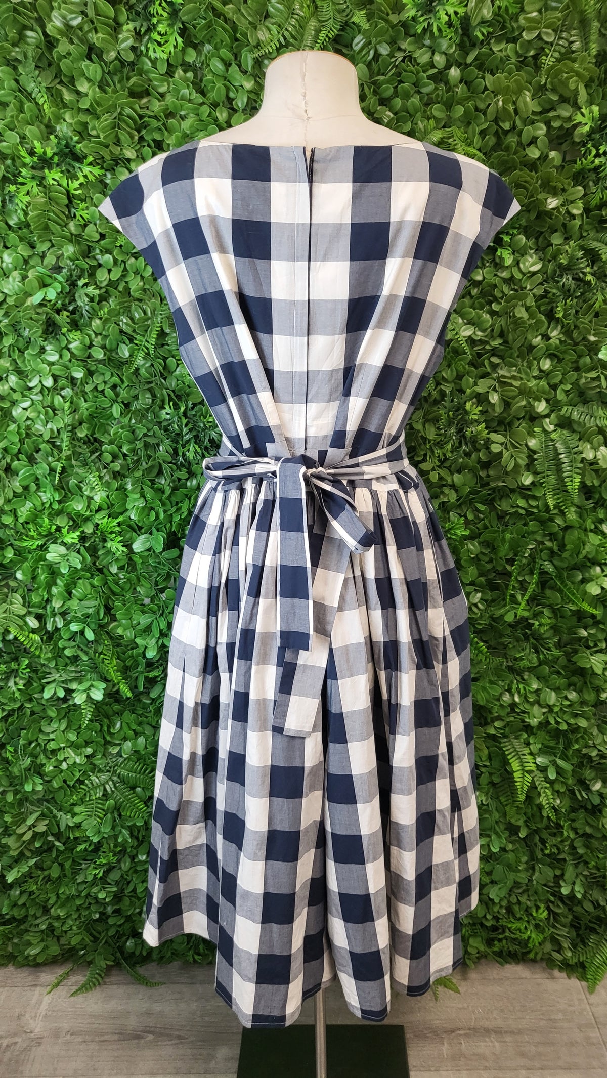 Laura Ashley Check Fit & Flare Dress (14)