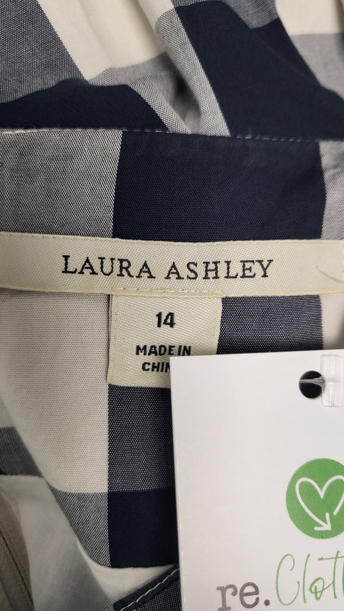 Laura Ashley Check Fit & Flare Dress (14)