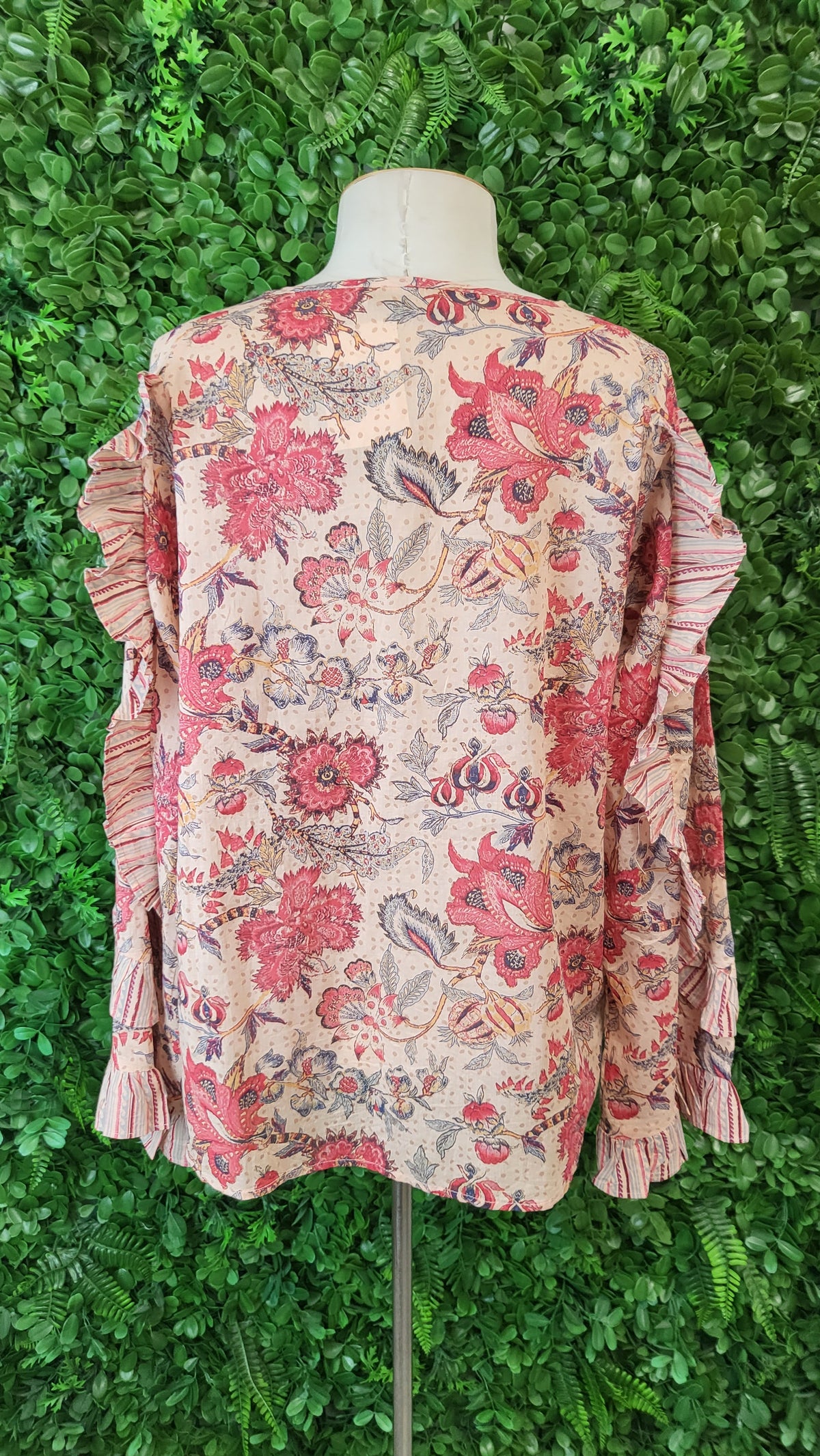 Joop & Gypsy Floral Frill Sleeve Top (12)