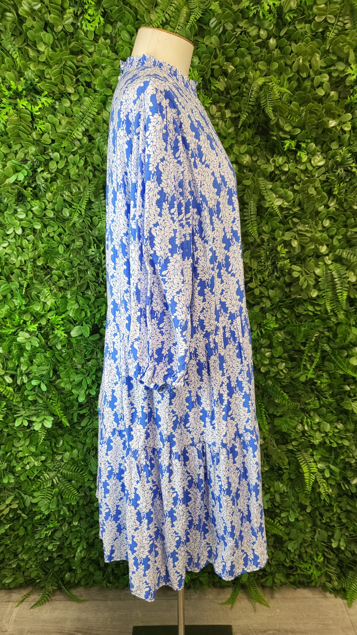 Seeking Lola Blue Tiered Dress (20)