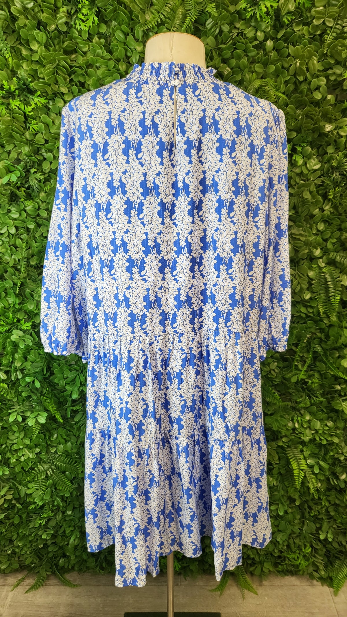 Seeking Lola Blue Tiered Dress (20)