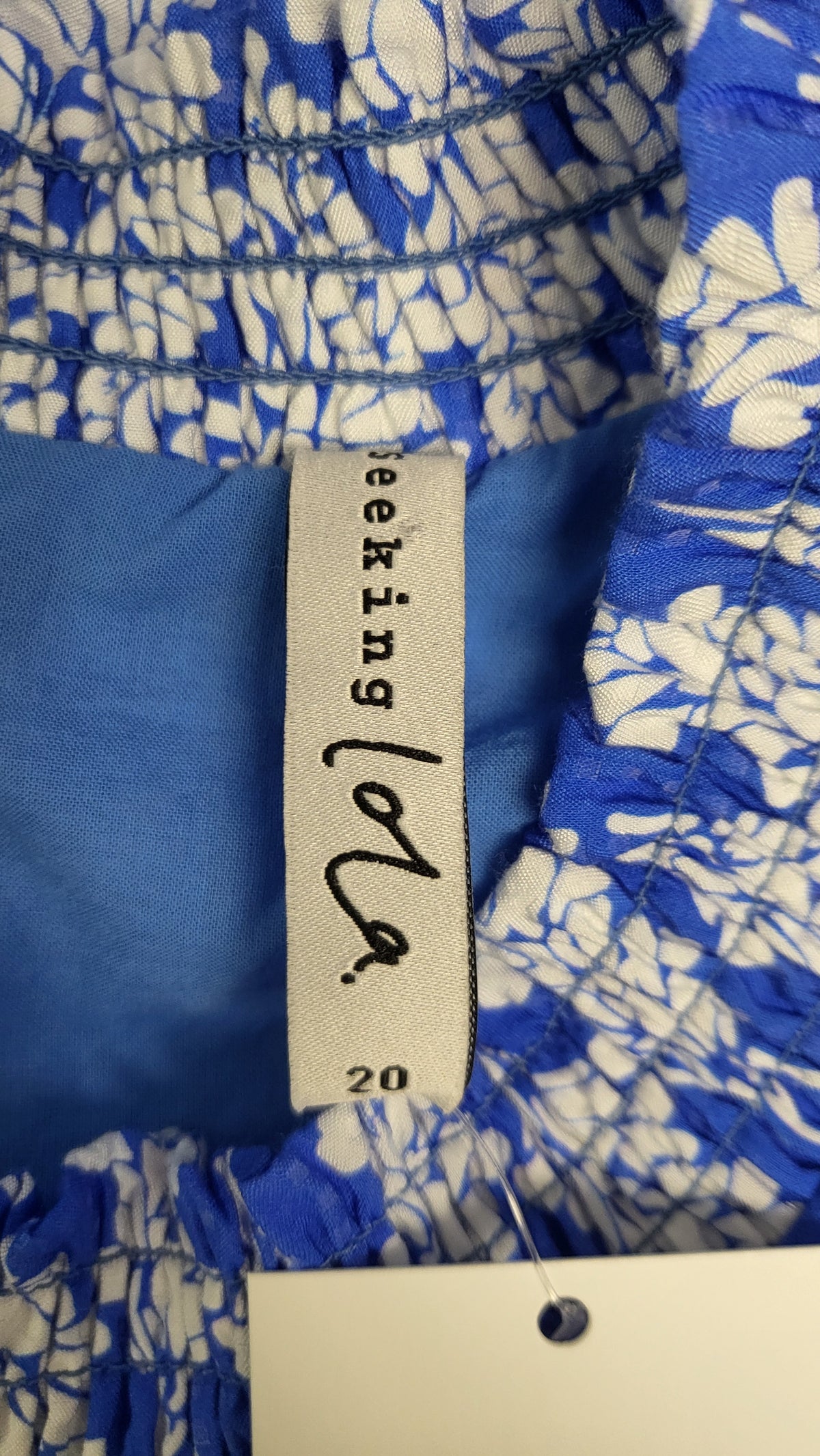 Seeking Lola Blue Tiered Dress (20)