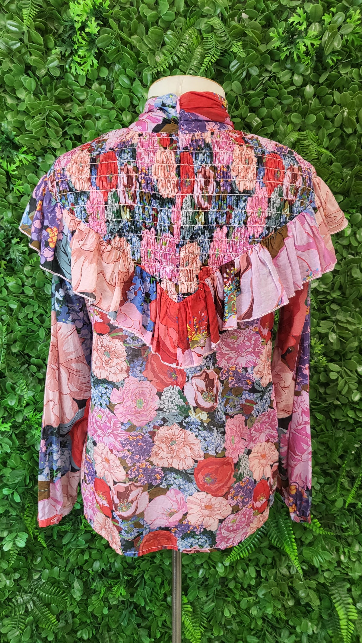 Coop Floral Cupid Bow Blouse (10)