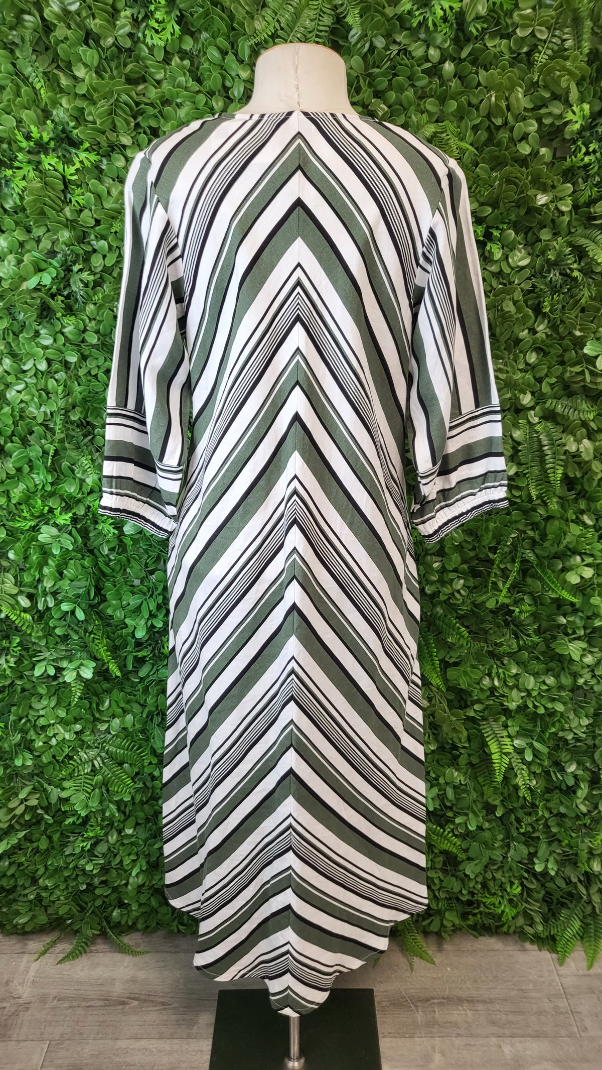 Marco Polo Stripe Linen Dress (8)