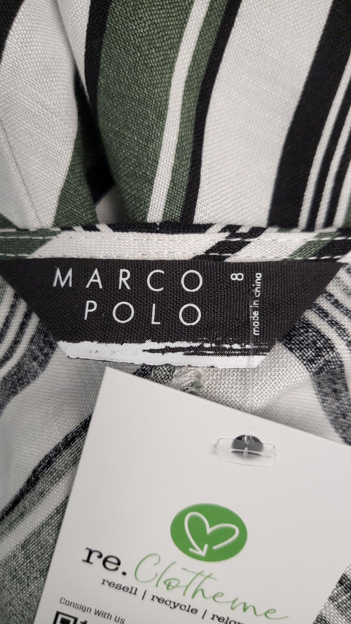 Marco Polo Stripe Linen Dress (8)