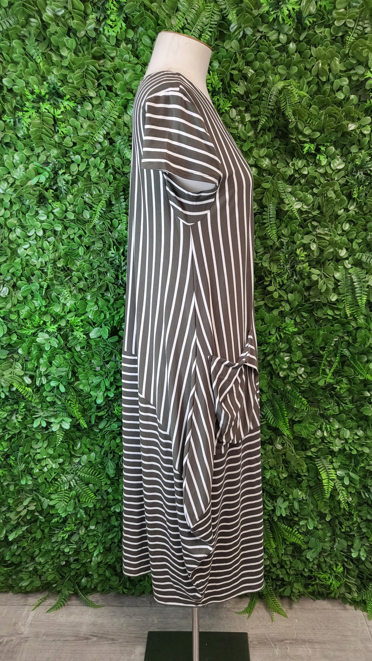 Foil Stripe Knit Dress (10)