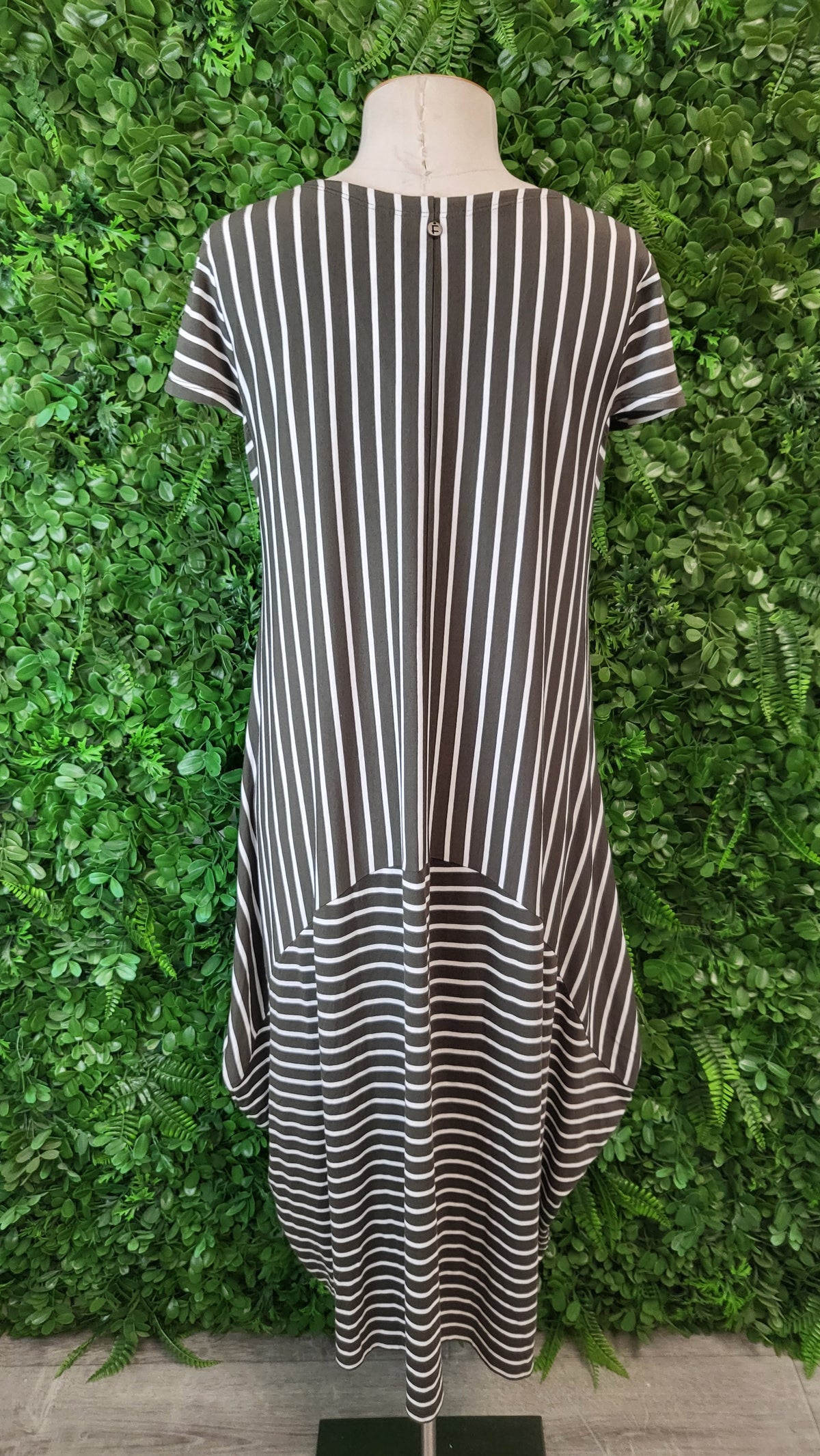 Foil Stripe Knit Dress (10)