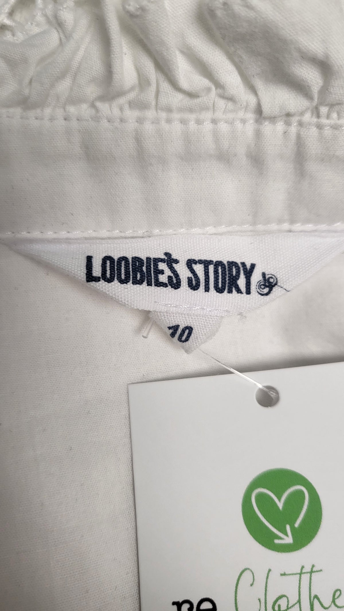 Loobies Story White Frill Yoke Shirt (10)
