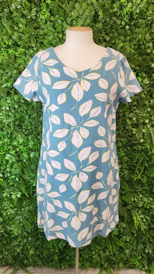 Lily & Me Floral Linen Blend Dress (10)