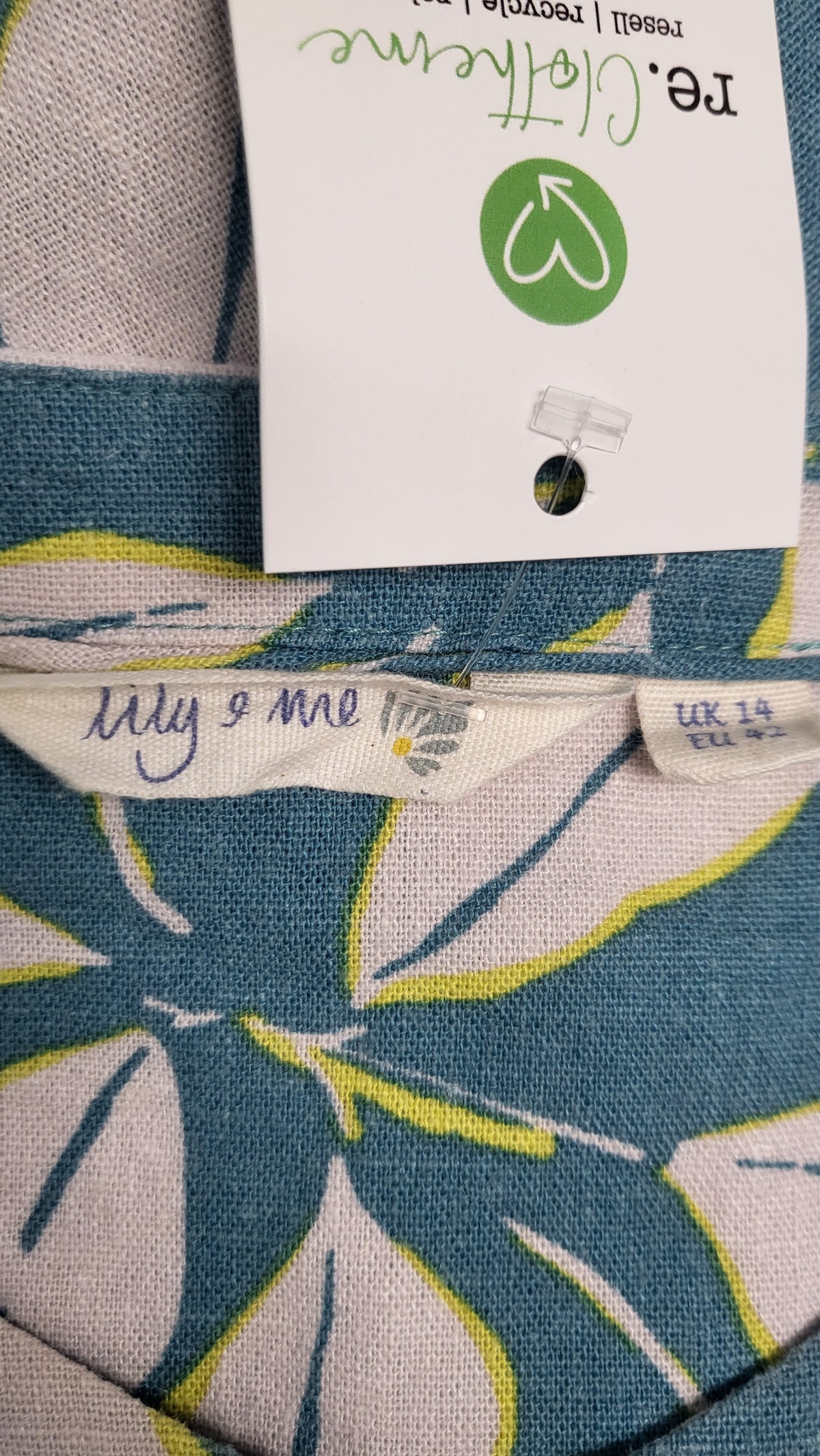 Lily & Me Floral Linen Blend Dress (10)